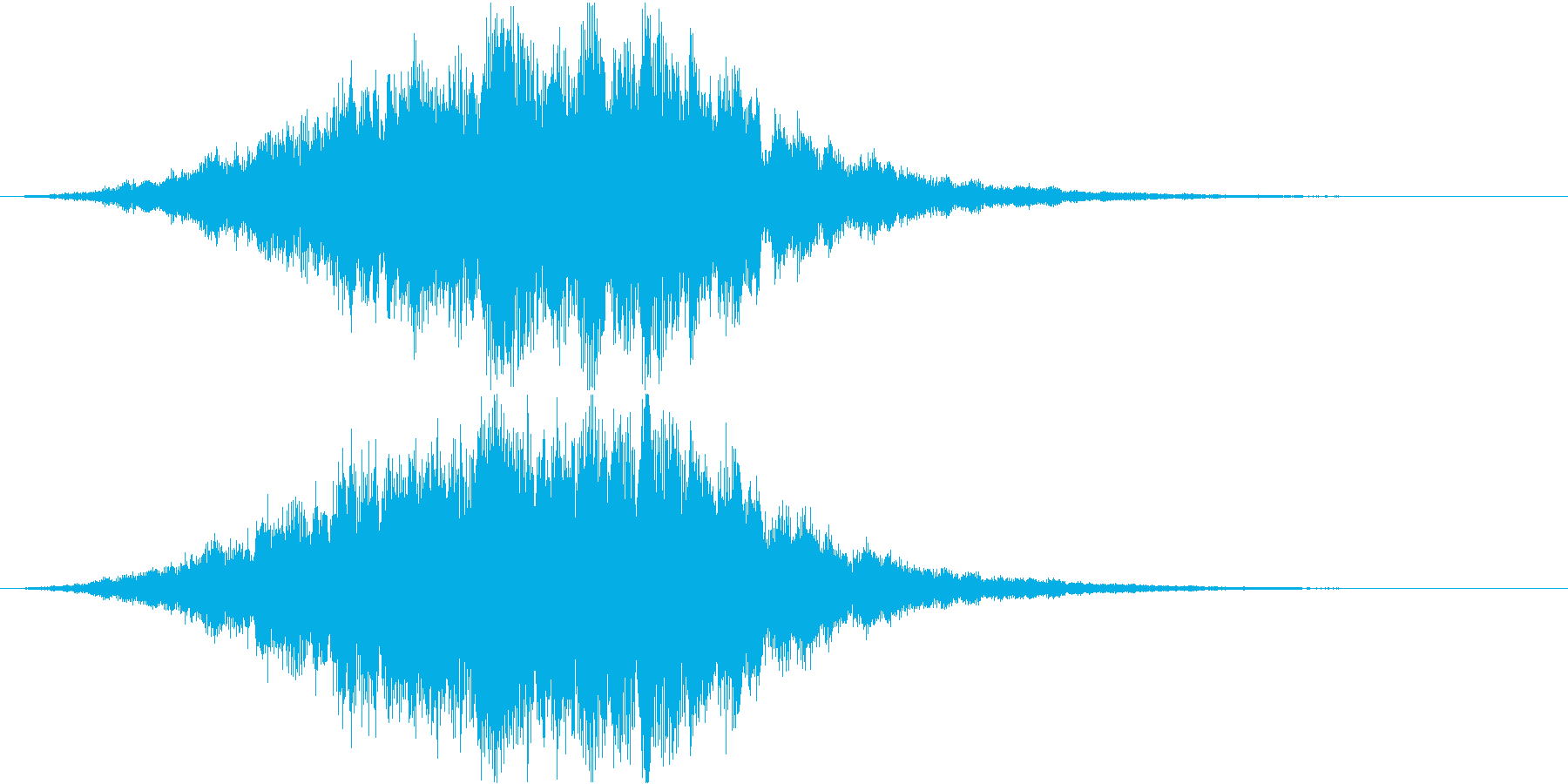 空間的なパッドの効果音です。の再生済みの波形