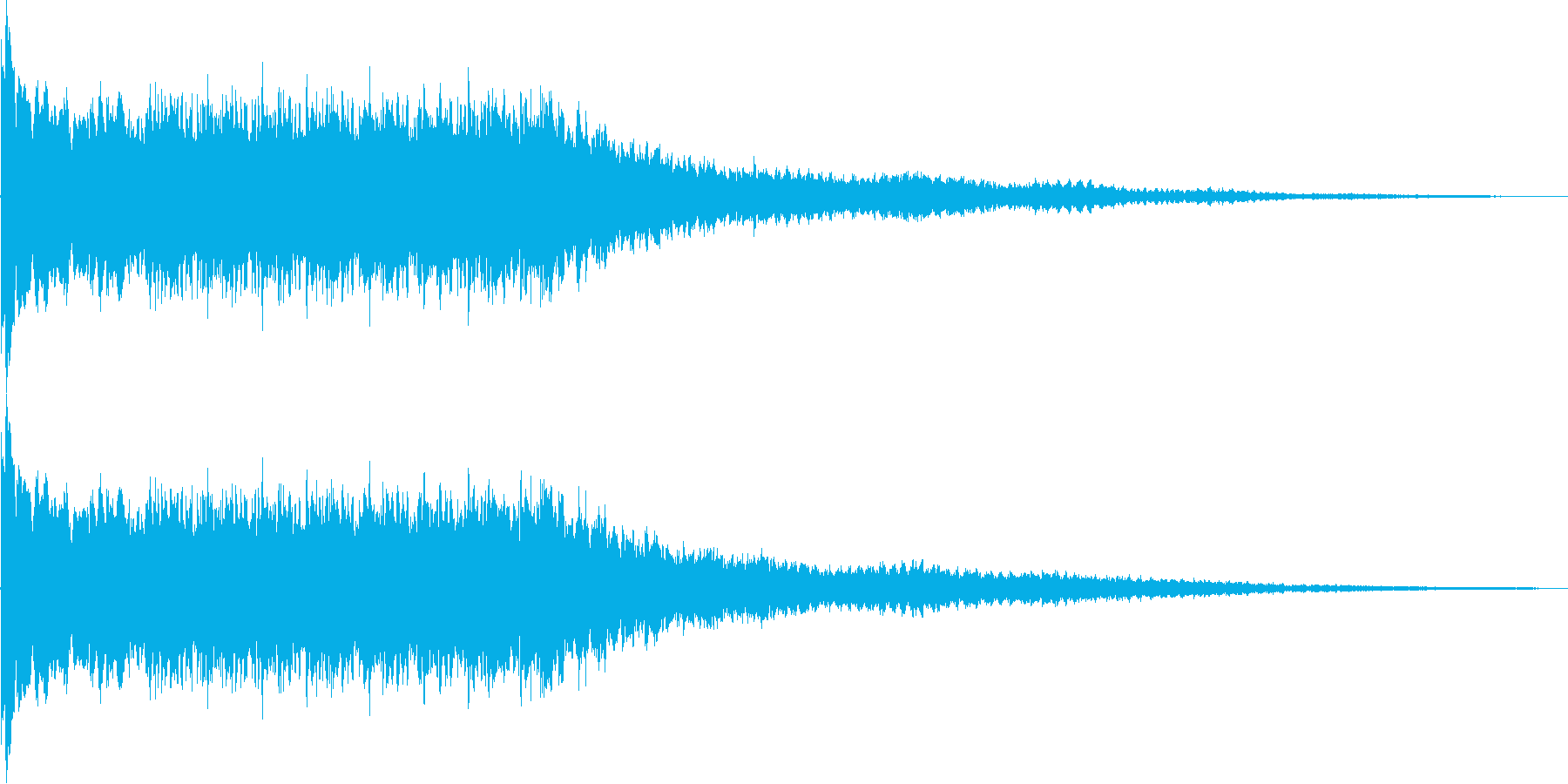 パオンパオン 電子音系 サイレン音の再生済みの波形