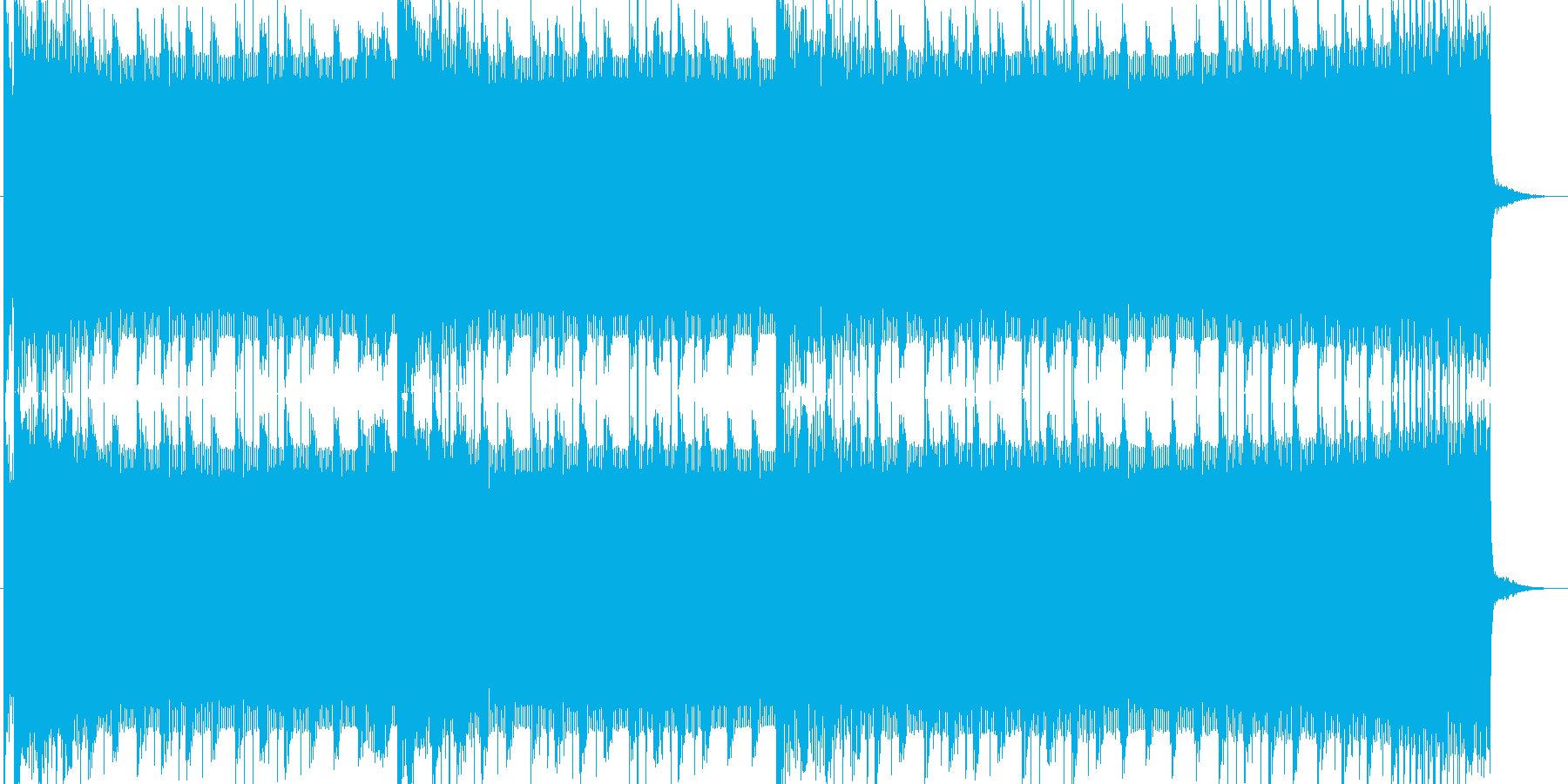 EDM ドロップの再生済みの波形