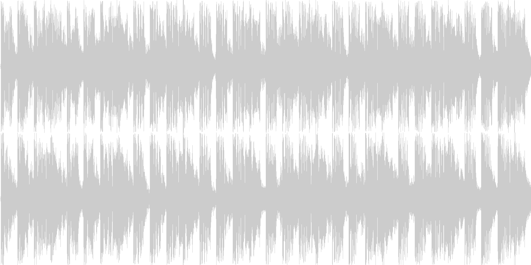 デトロイトを意識した楽曲です。の未再生の波形