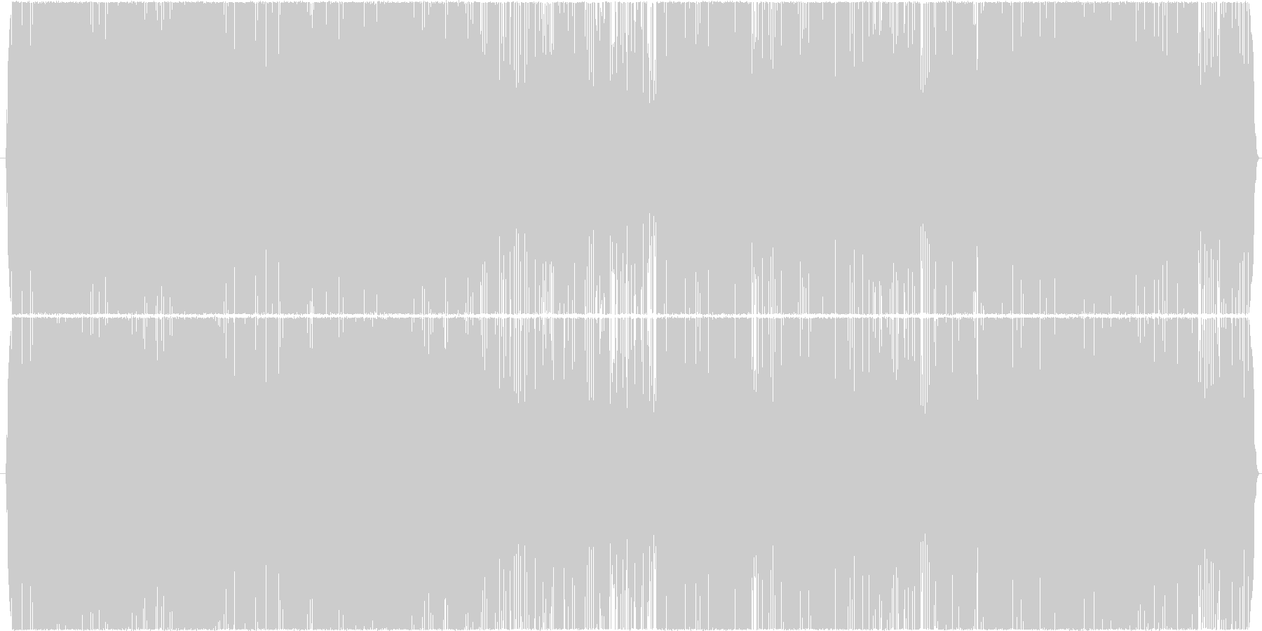 結構激しい目の荒野というか激烈環境が悪…の未再生の波形