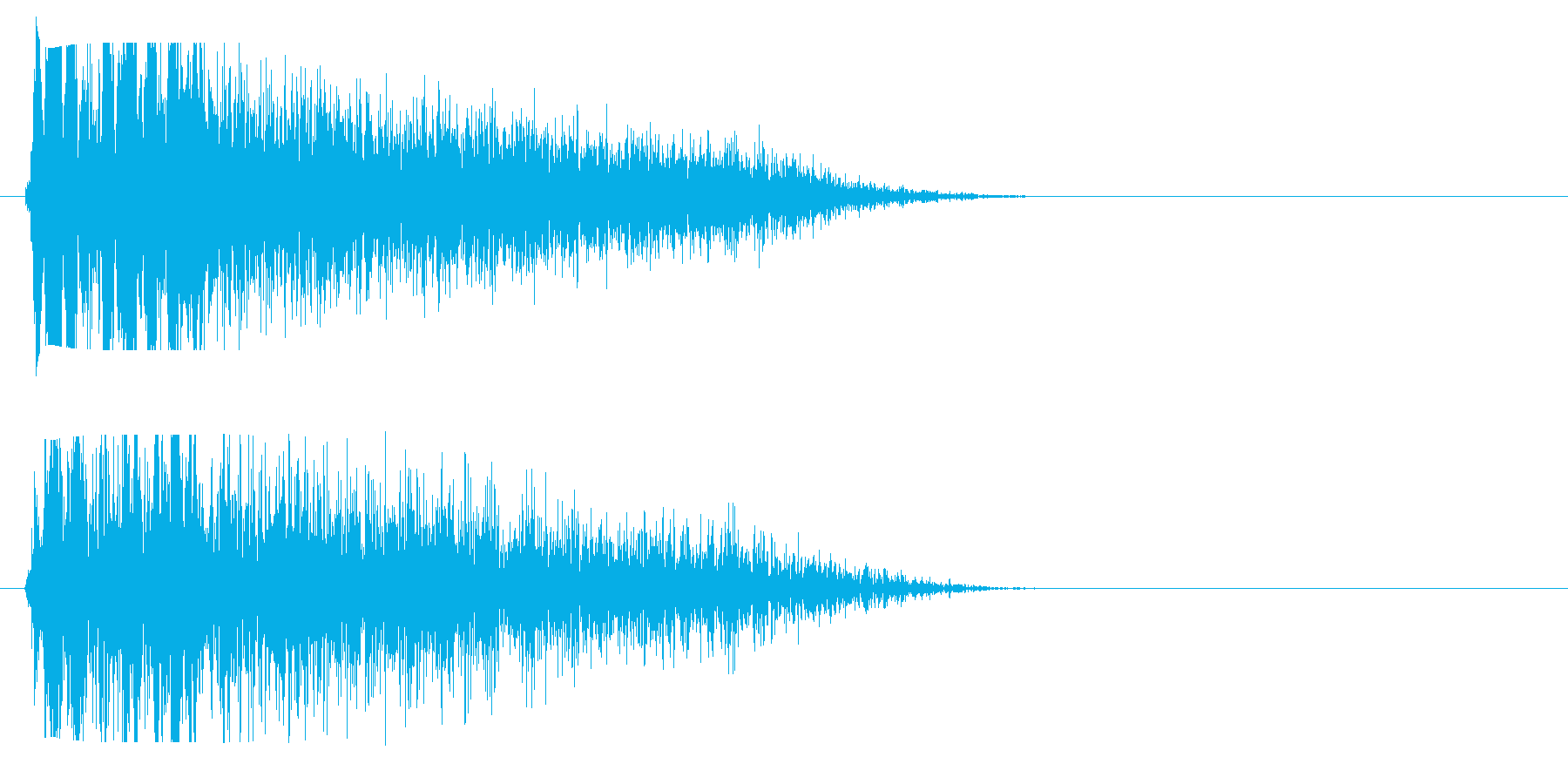 ぢゅっという短い蒸気の音。の再生済みの波形