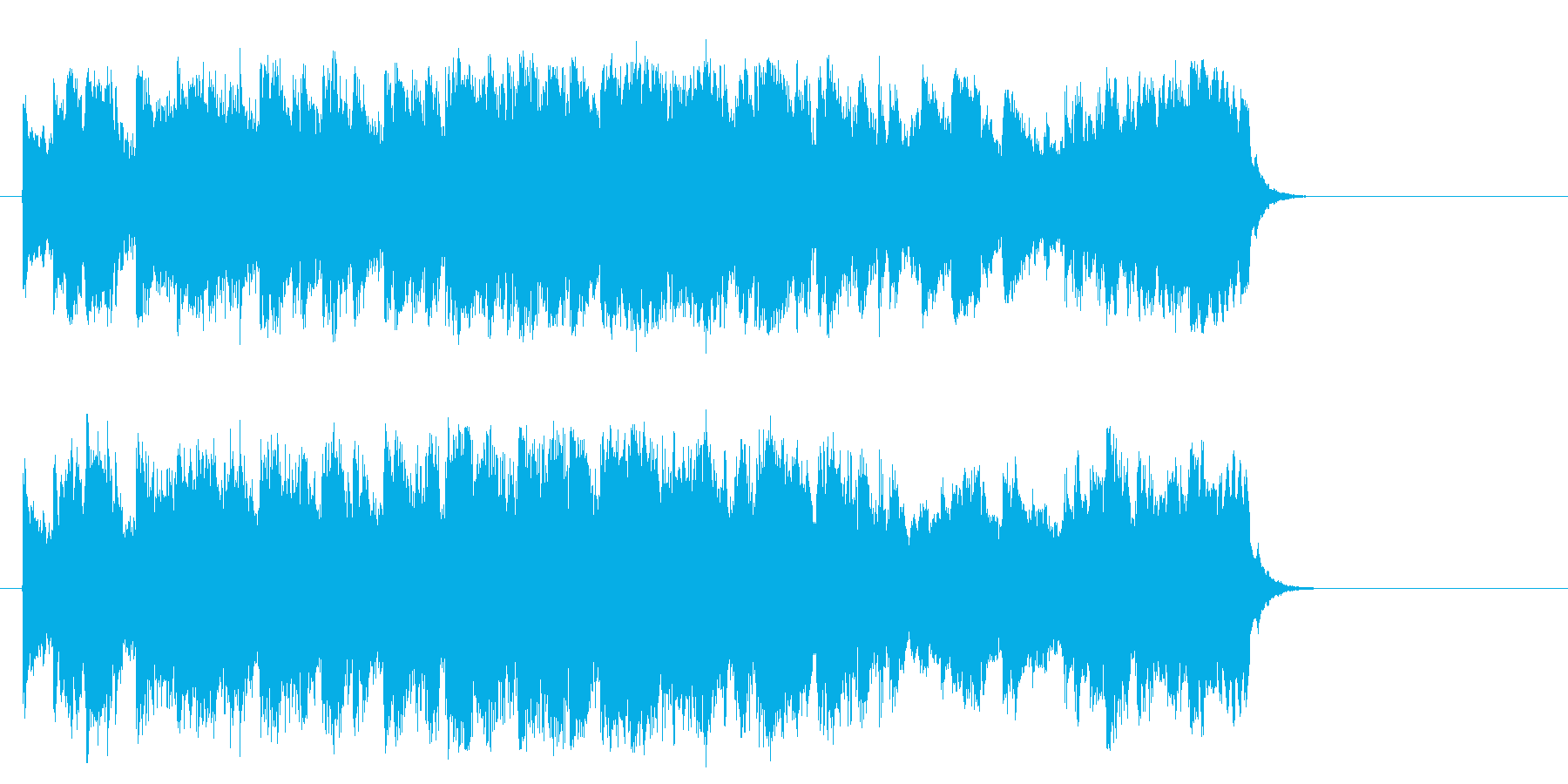 懐かしの歌謡ジャズ風楽曲(サビ)の再生済みの波形
