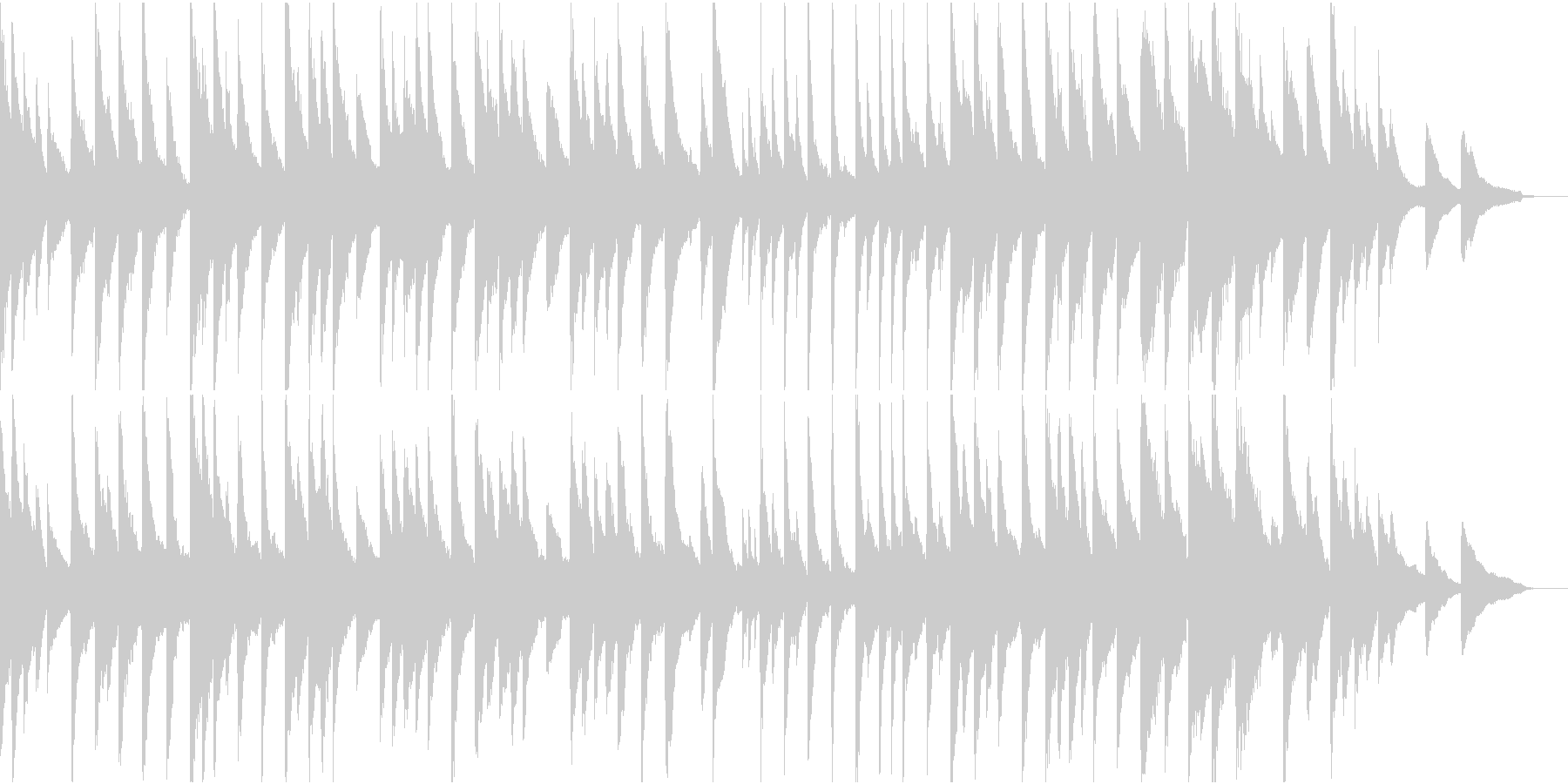 学校の裏山っぽい音楽の未再生の波形