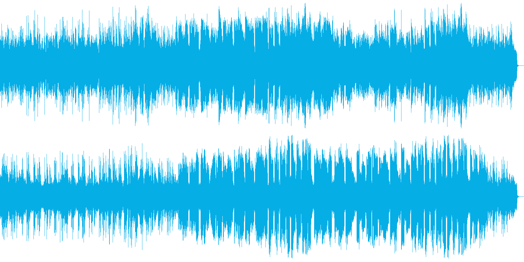 哀愁感のある大人のメロディアスな楽曲の再生済みの波形