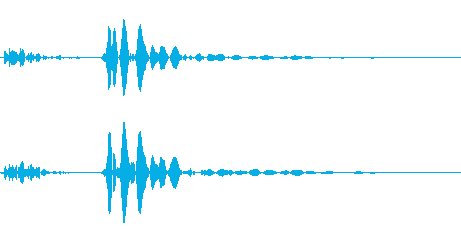 ロッカーを閉めるの再生済みの波形