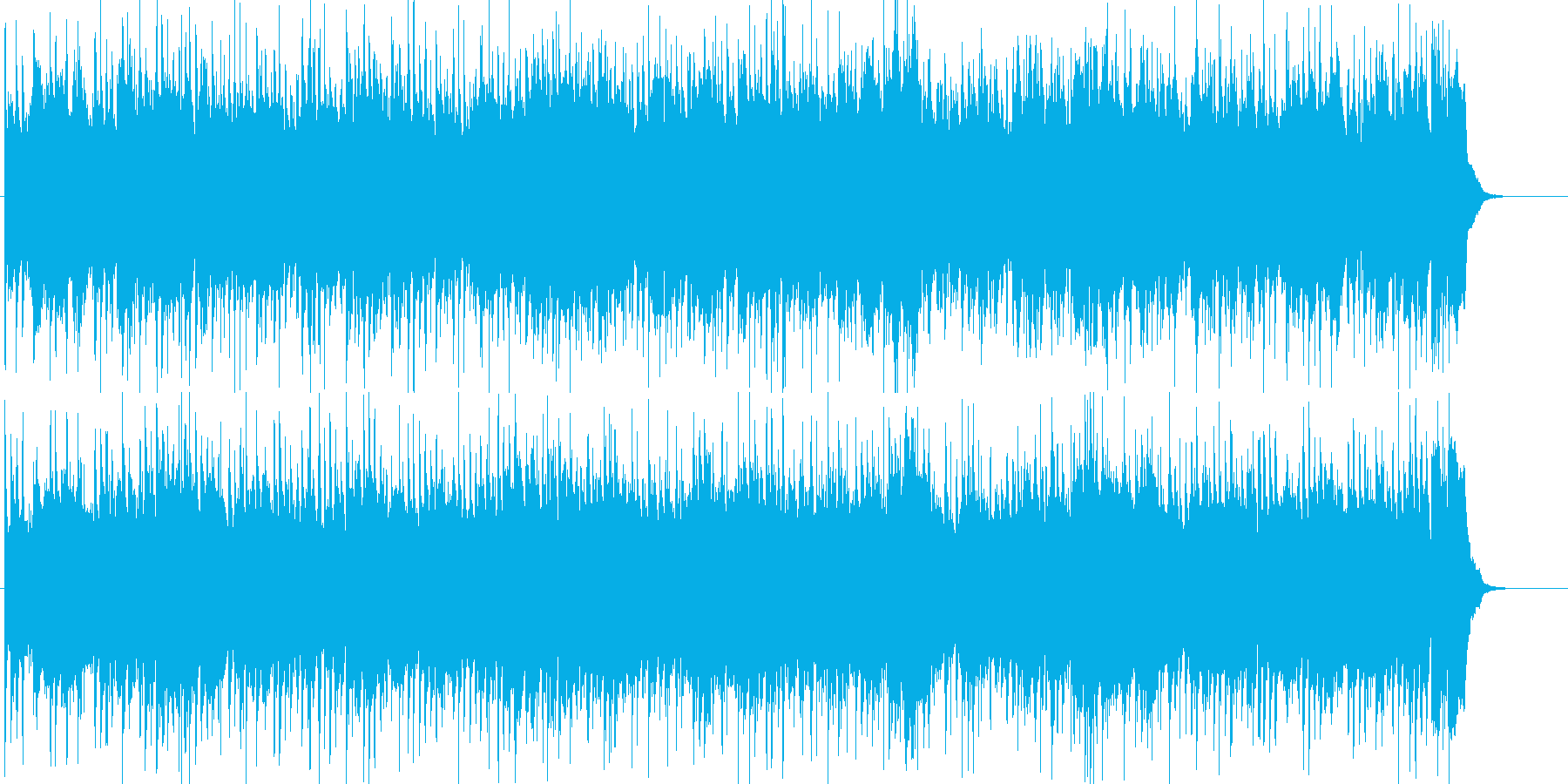 楽しいドライブをイメージしたポップロックの再生済みの波形