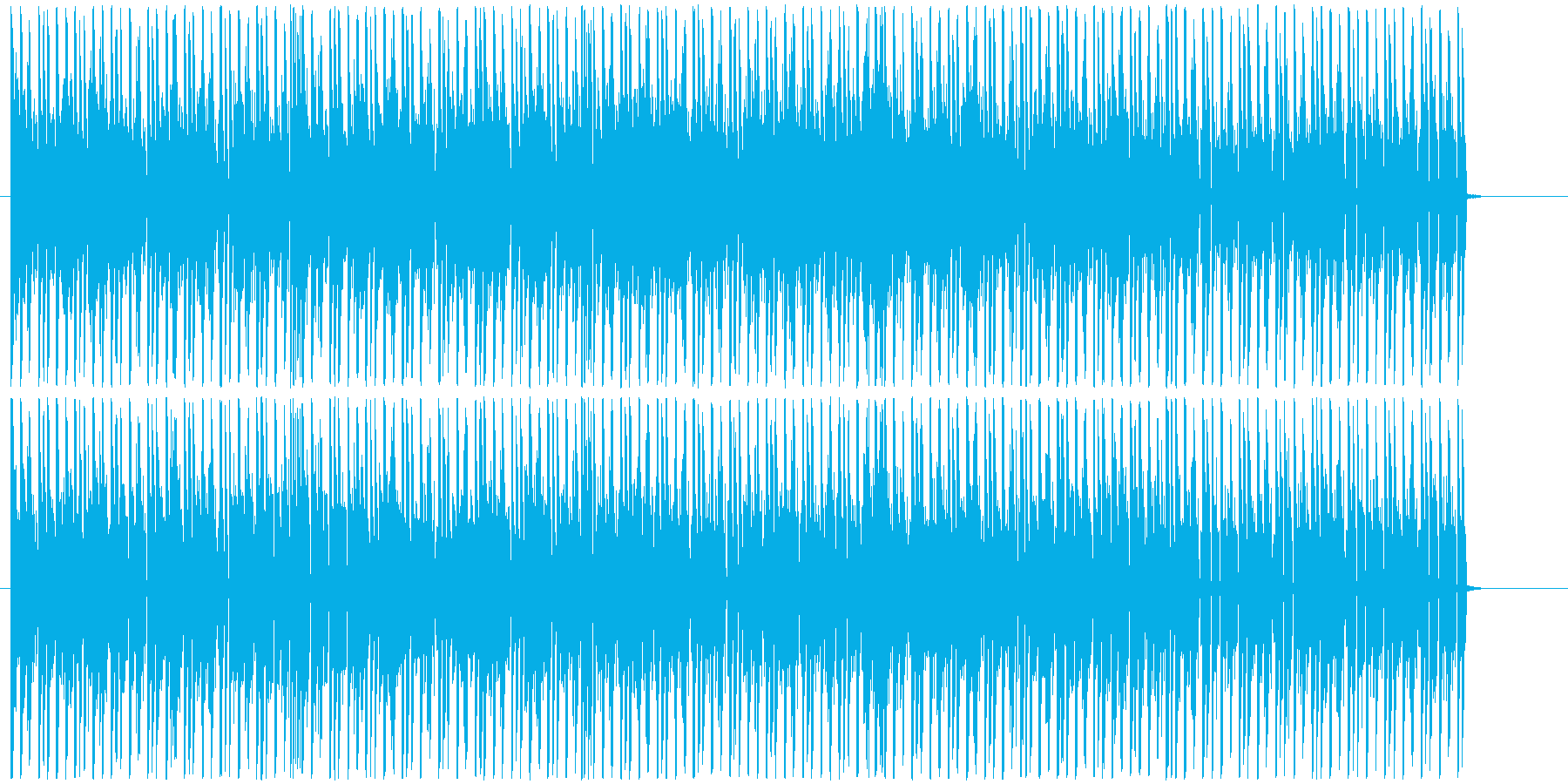 慌ただしい にぎやか ほのぼの さわやかの再生済みの波形