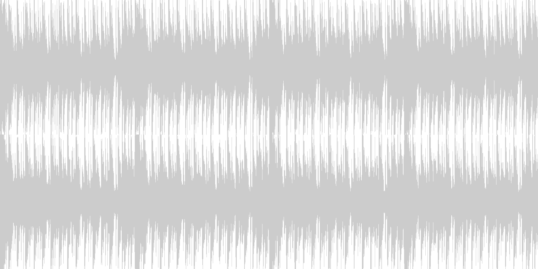 カッティングギター系短ループ曲の未再生の波形