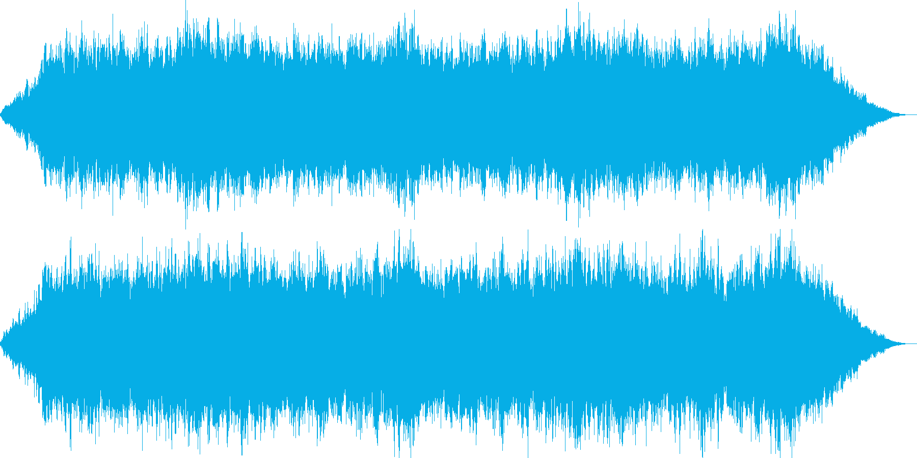 キラキラした癒されるBGMの再生済みの波形