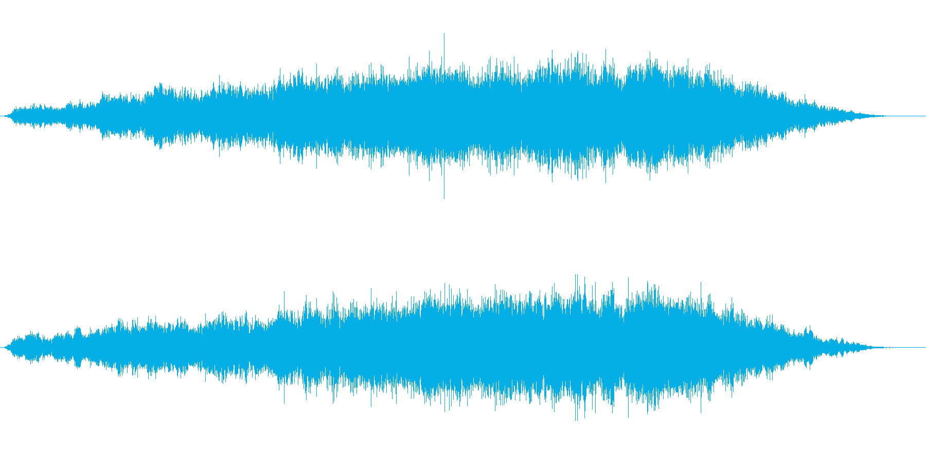 エスニック風な呪文の言葉の神秘的な音風景の再生済みの波形