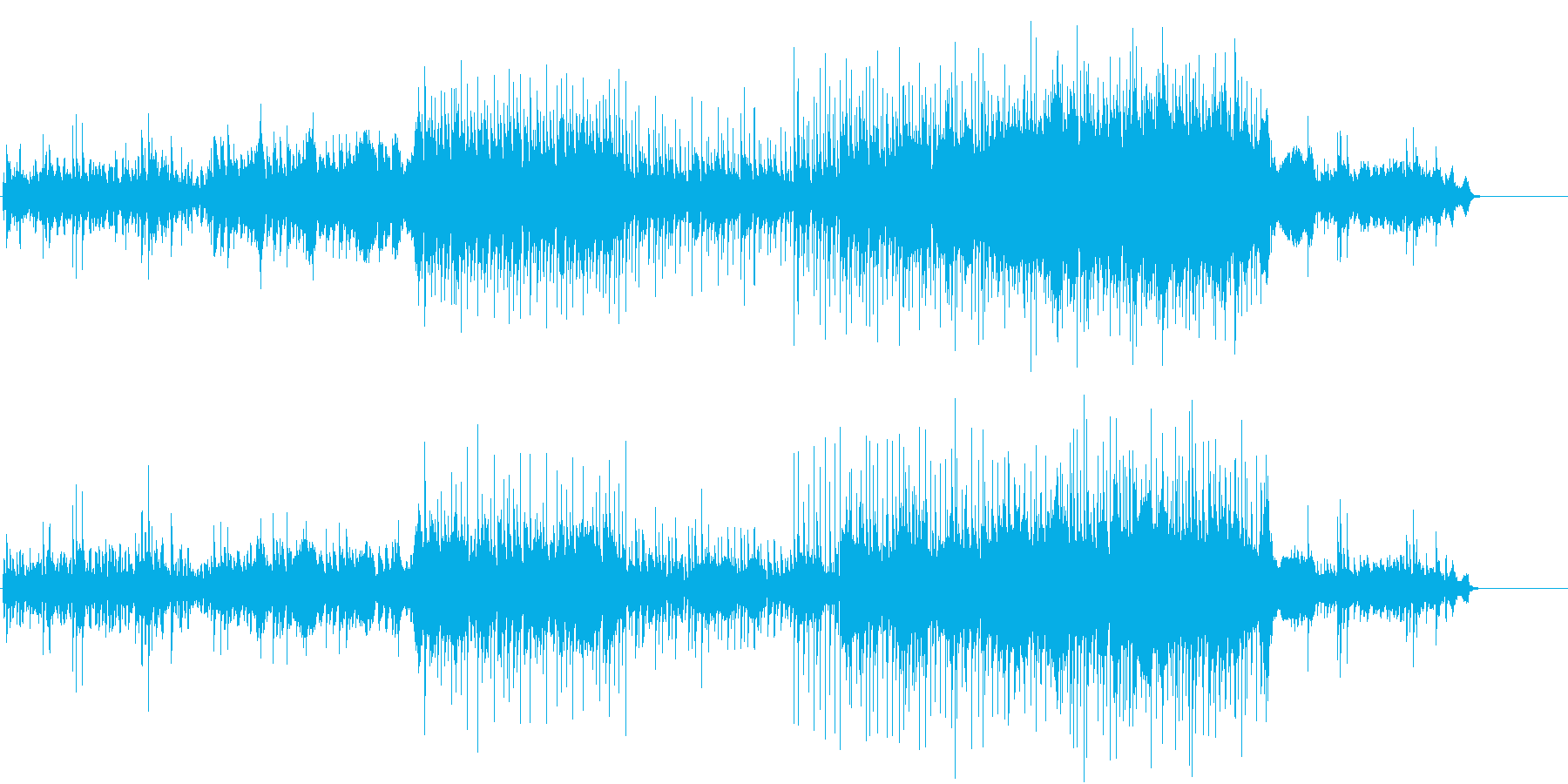 Asian Blueの再生済みの波形