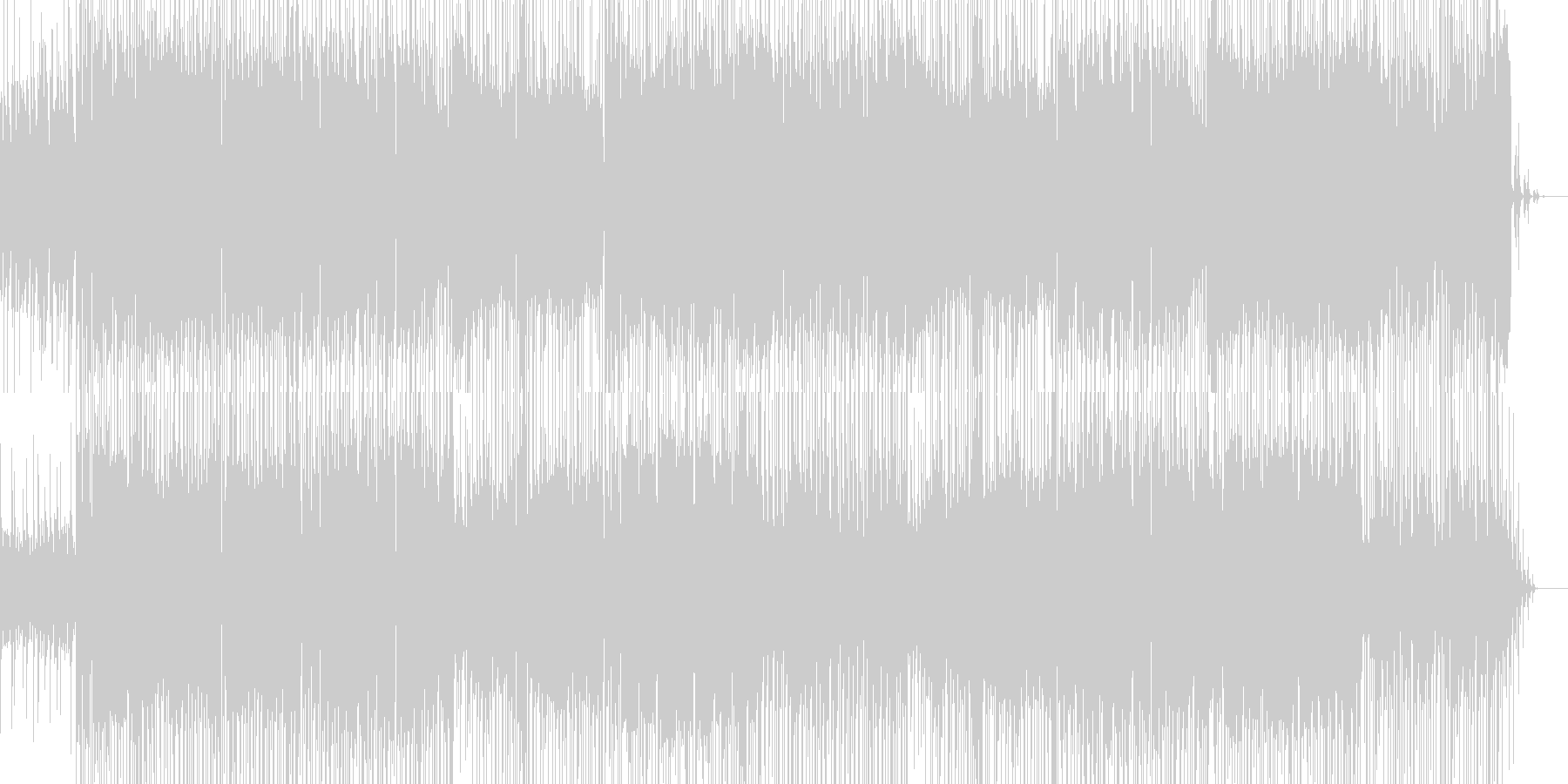 切なさと力強い未来への希望の未再生の波形