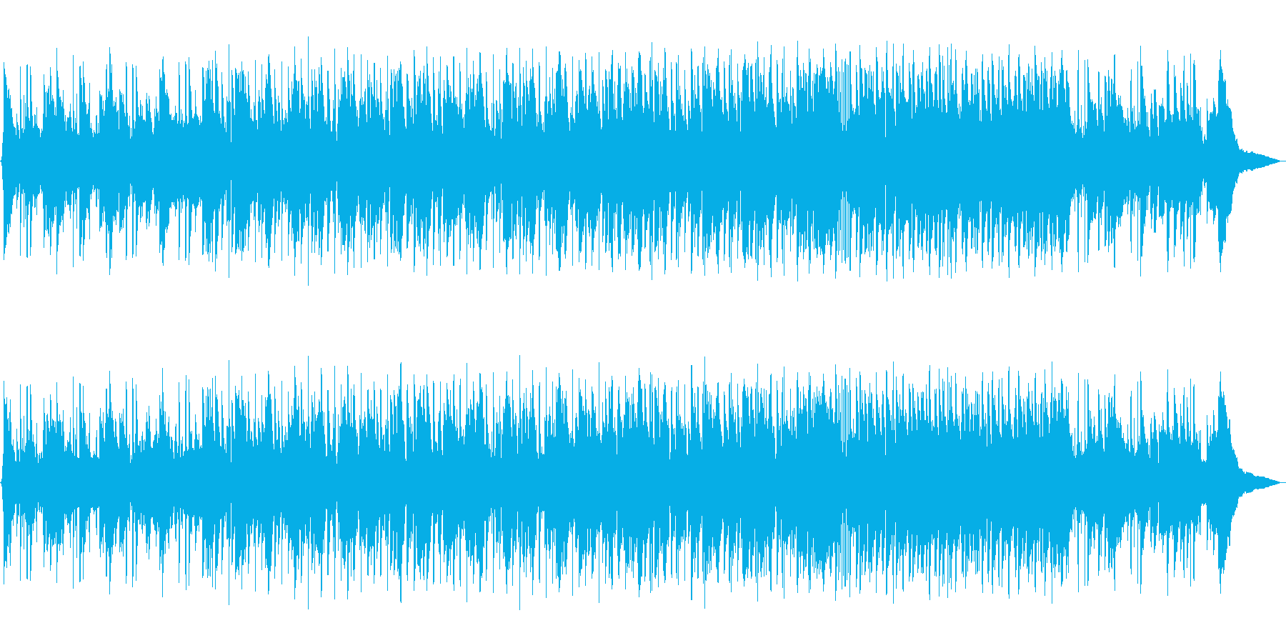 ギターによるリラックスしたポップスの再生済みの波形