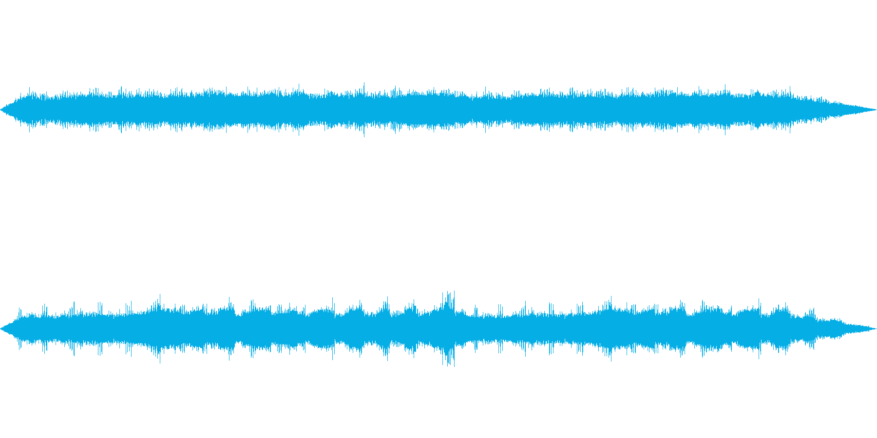 環境音-秋(虫の鳴き声)の再生済みの波形