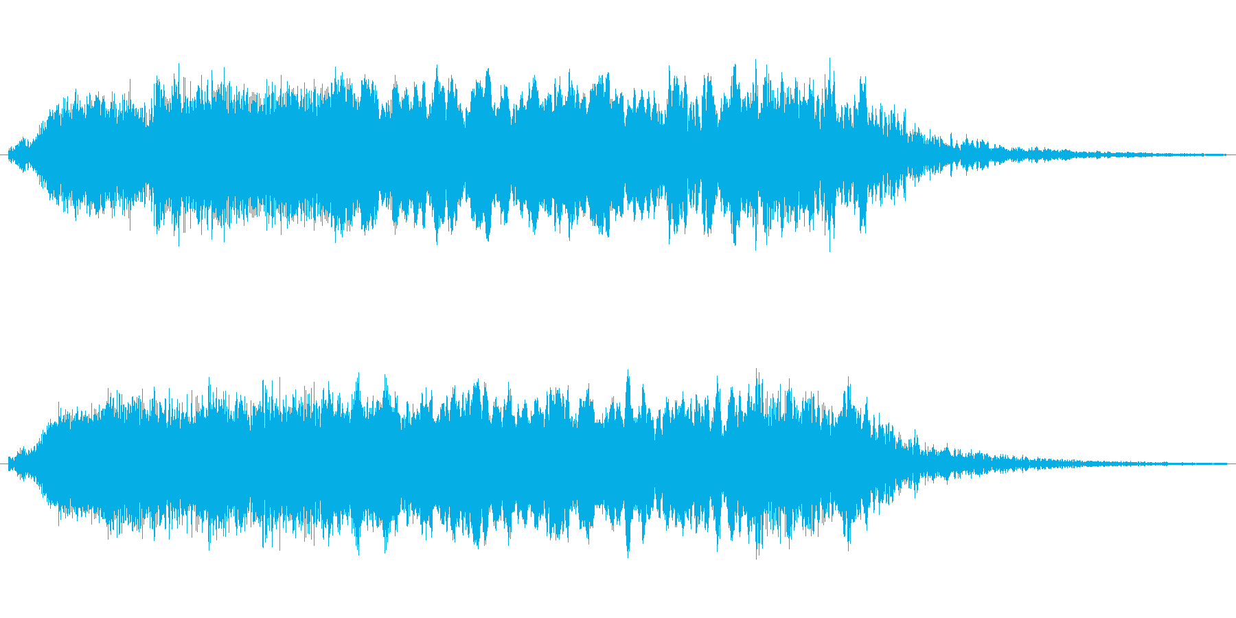 あーあああーーーーーーの再生済みの波形