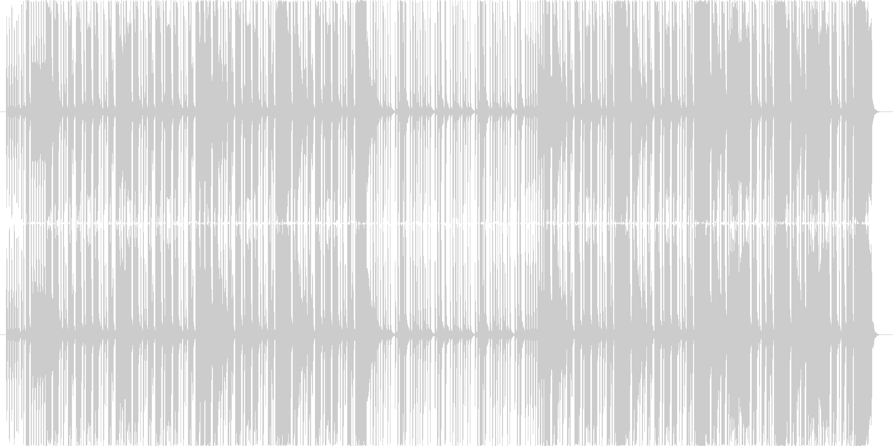 お茶目でコミカル・バカバカしいボイパ曲の未再生の波形
