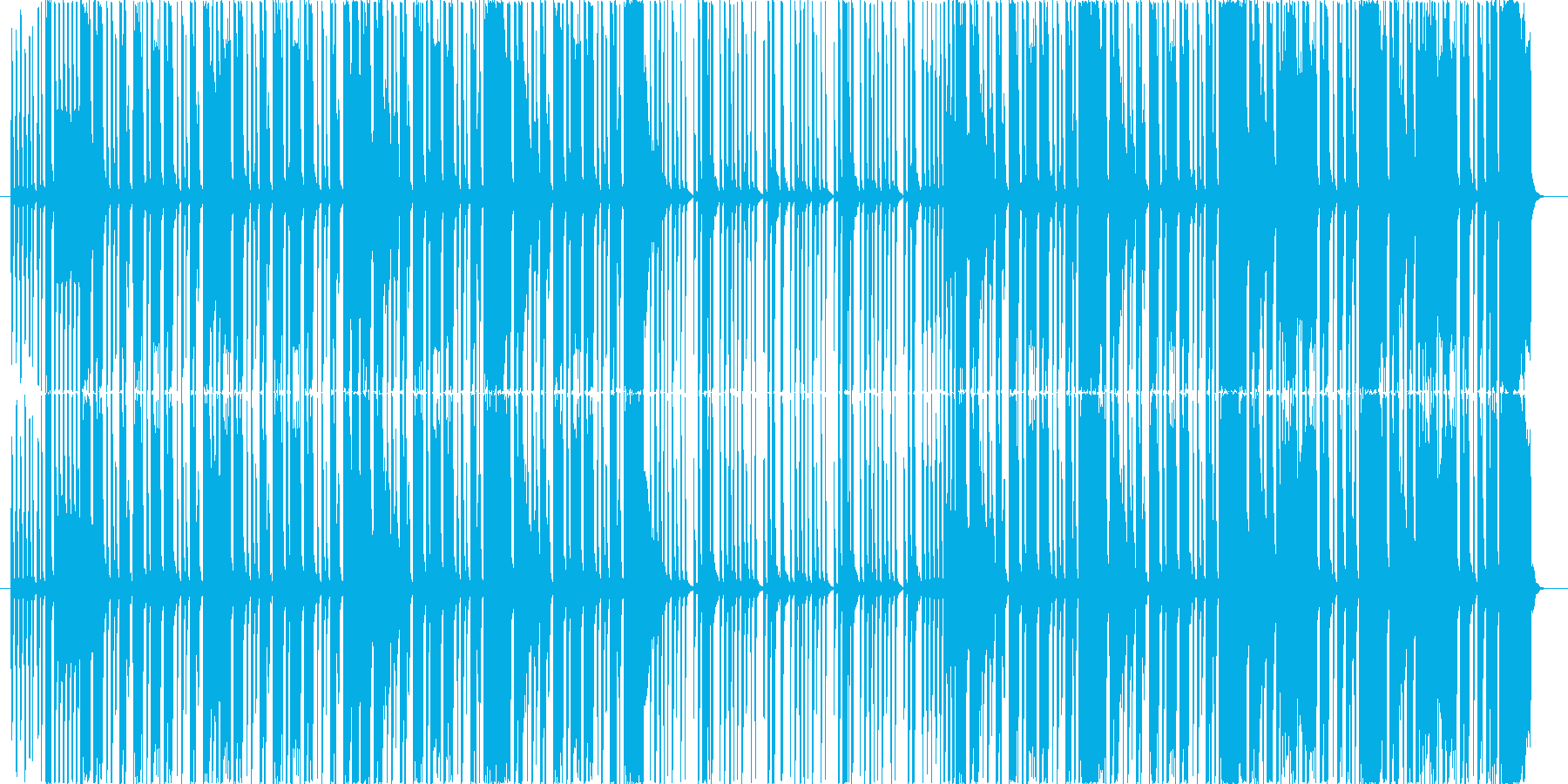 お茶目でコミカル・バカバカしいボイパ曲の再生済みの波形