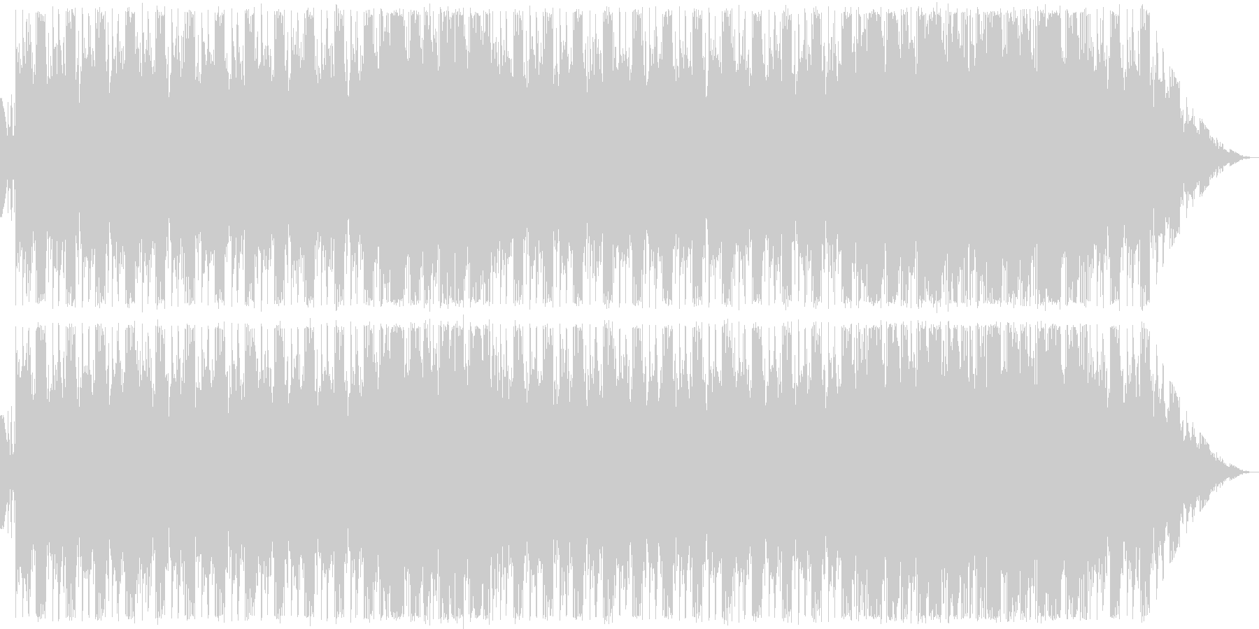 悪博士研究所の曲。の未再生の波形