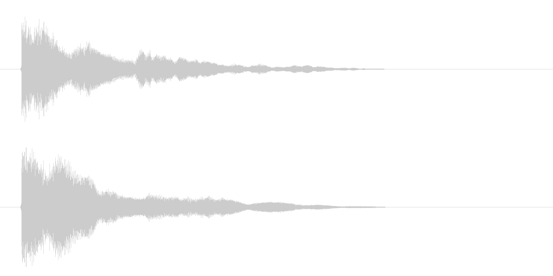 ガキーーーン 剣が強くぶつかる音 剣を…の未再生の波形