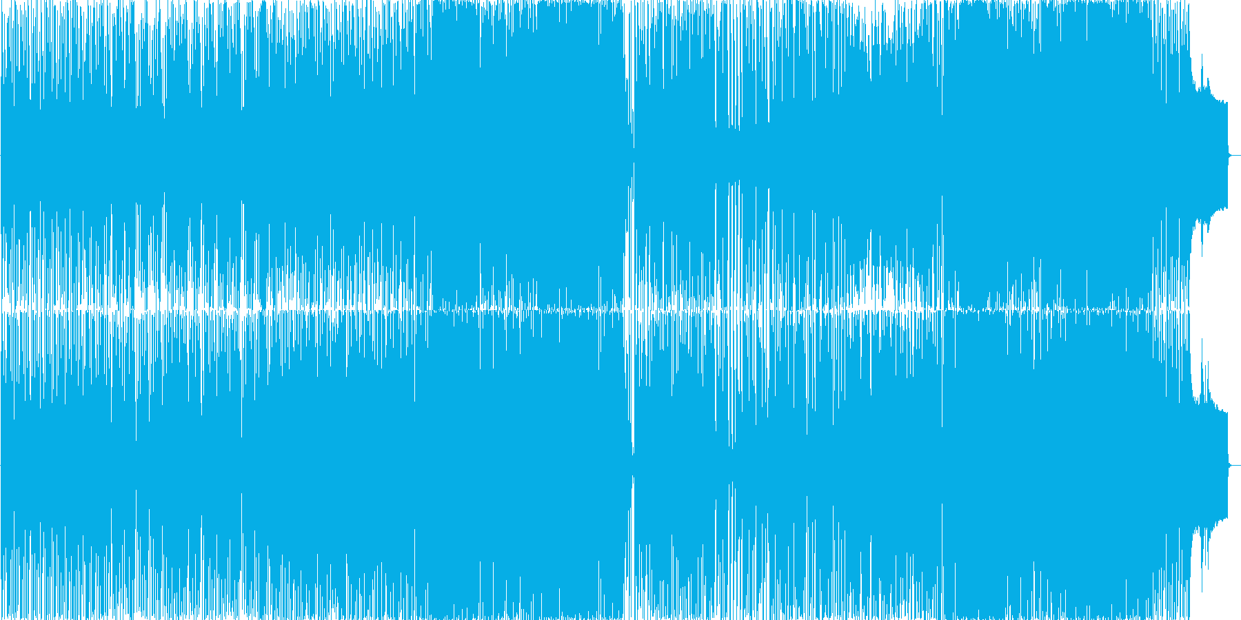 さわやかな朝のイメージの再生済みの波形