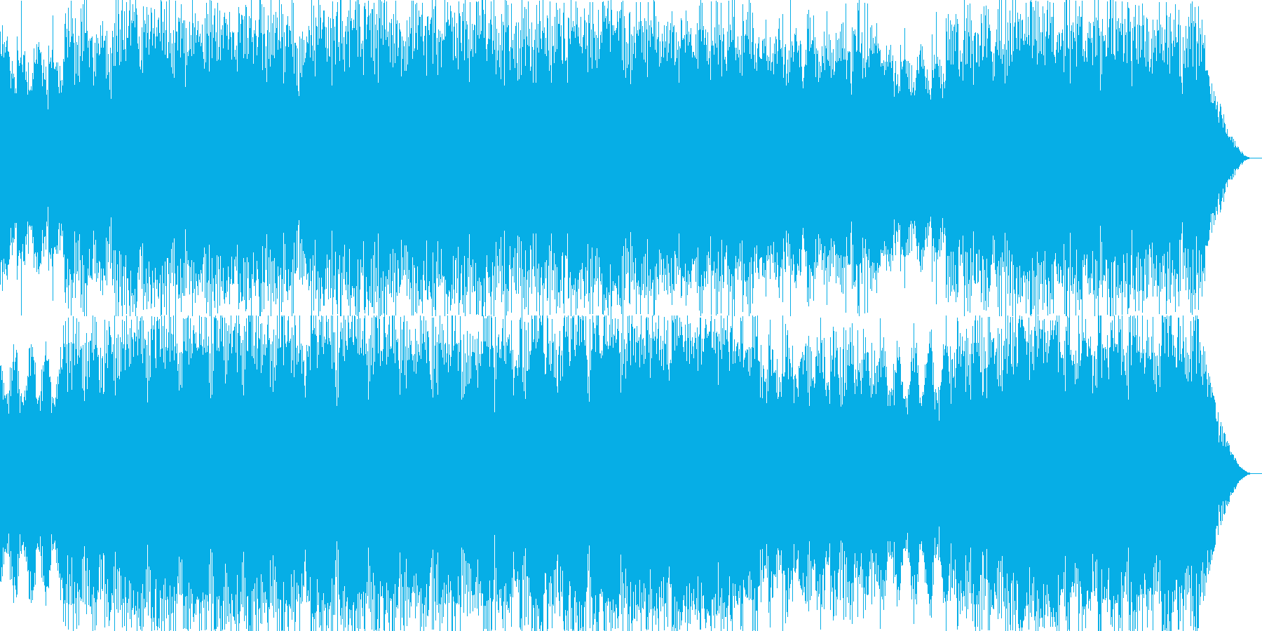 浮遊感のある神聖な雰囲気の楽曲です。の再生済みの波形