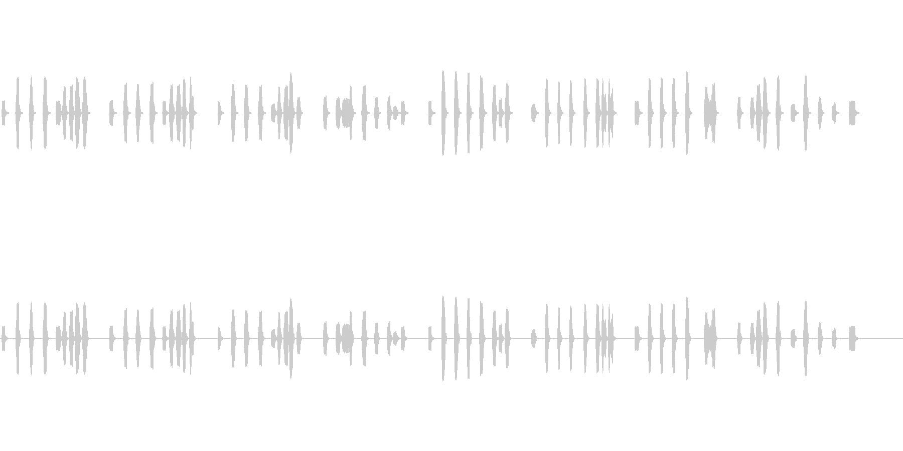 リコーダー単体で演奏された楽曲です。シ…の未再生の波形