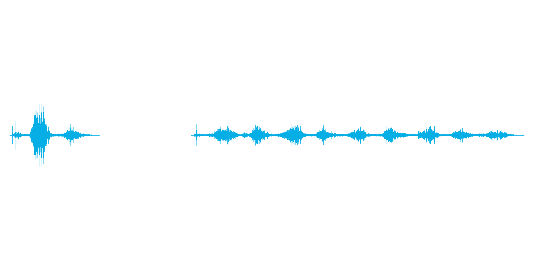 ペンで紙にさらさらと文字を書く音です。の再生済みの波形