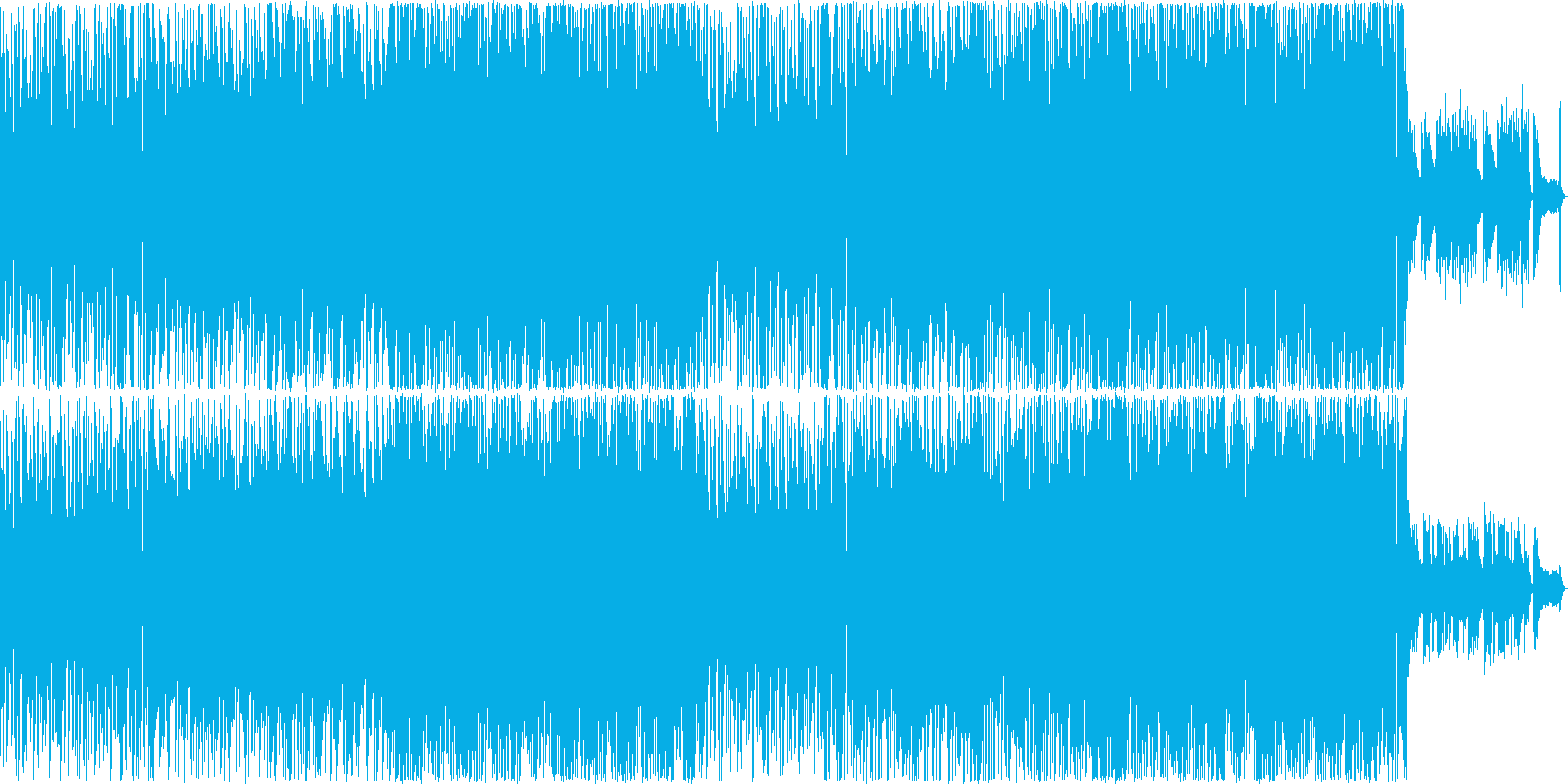 美しさと切なさが混ざったポップの再生済みの波形