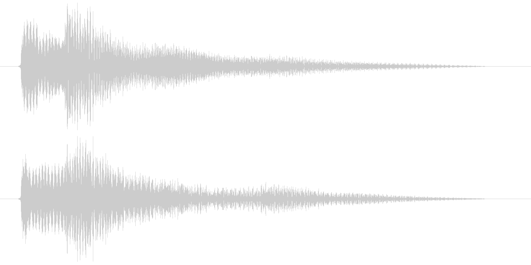 ちょっとしたエラー音・ダイアログ表示の音の未再生の波形