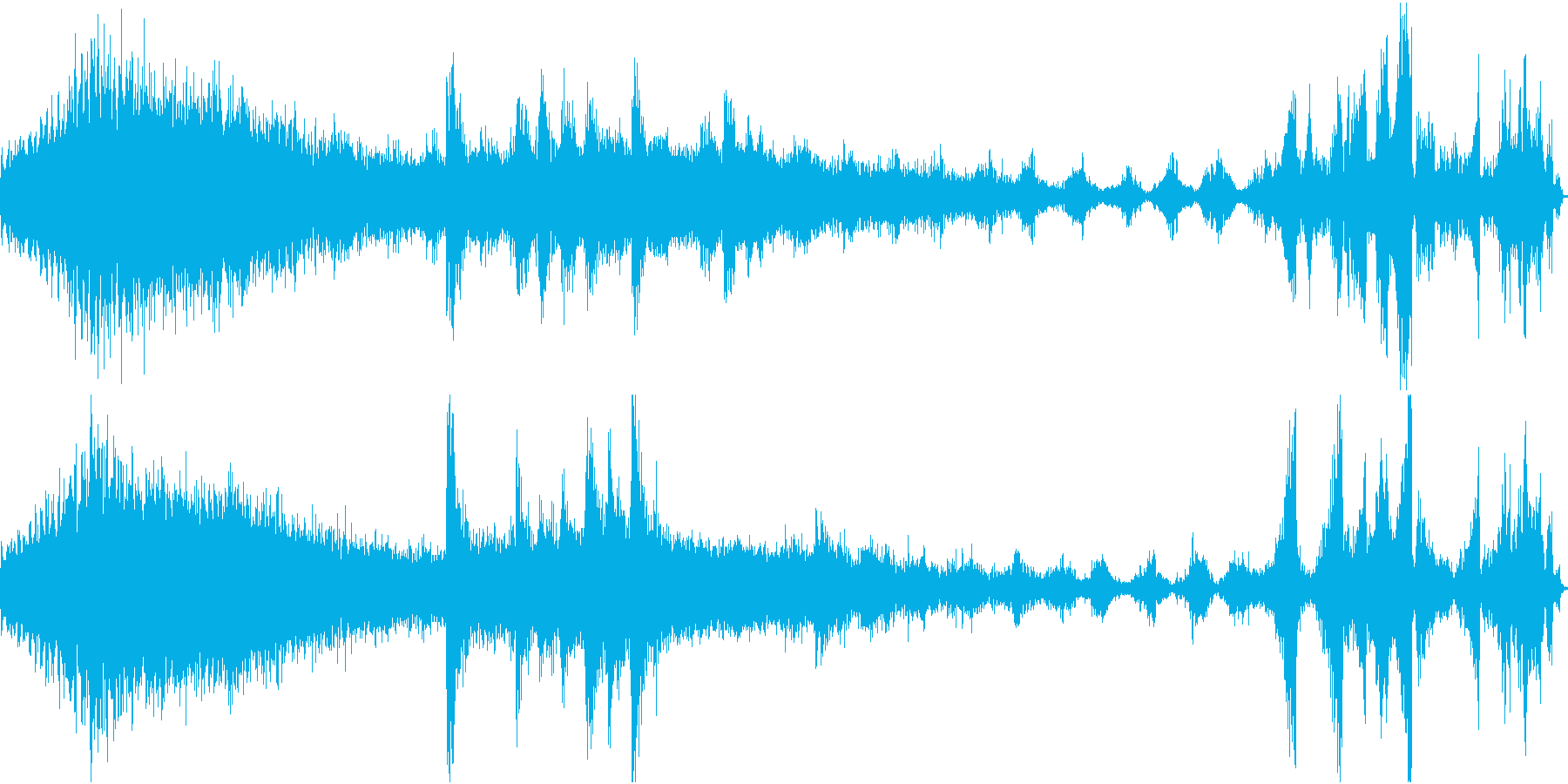 FMラジオ的ジングル4の再生済みの波形