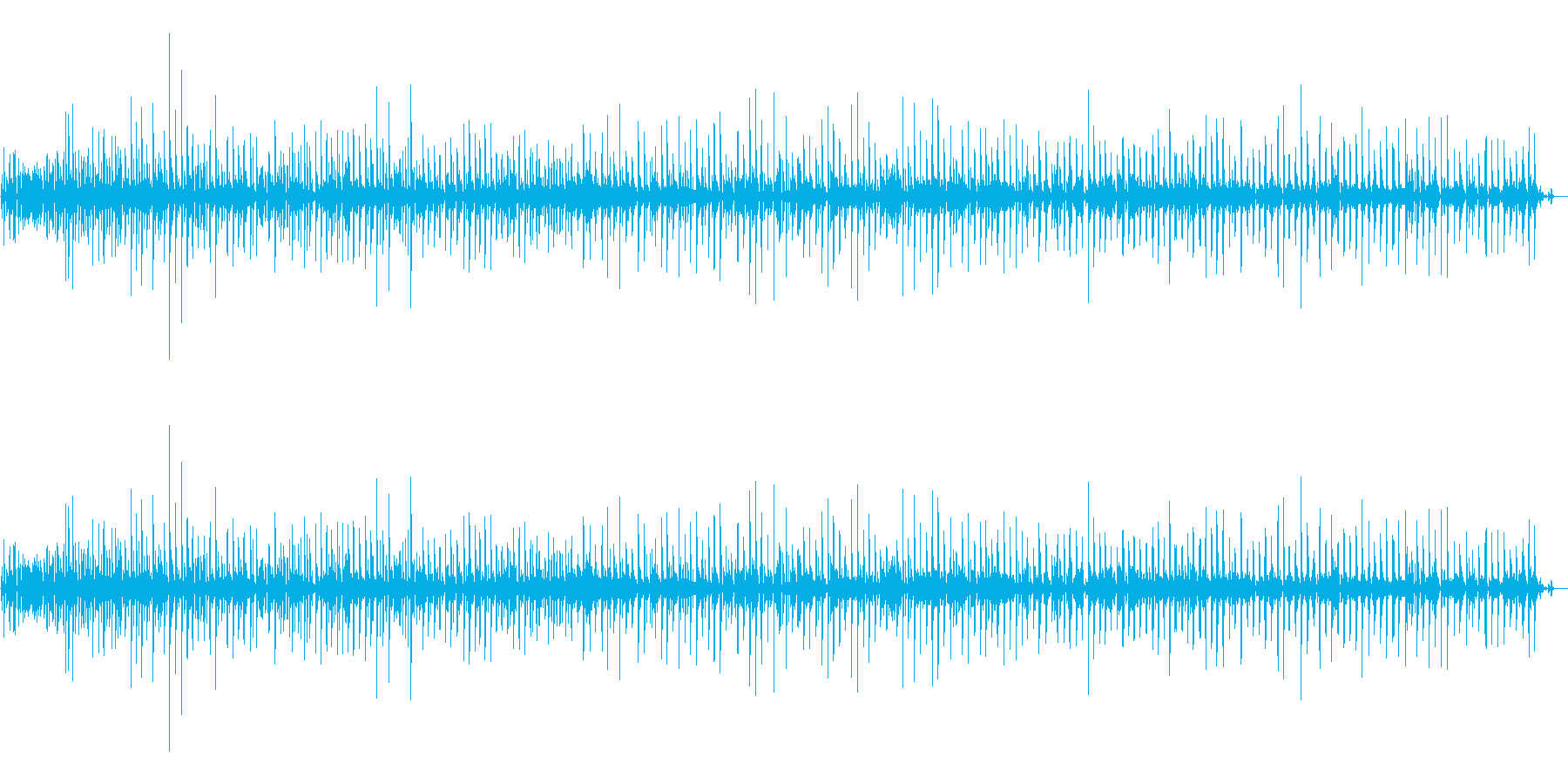 ガラガラ(ラトル)・赤ちゃん用のおもちゃの再生済みの波形
