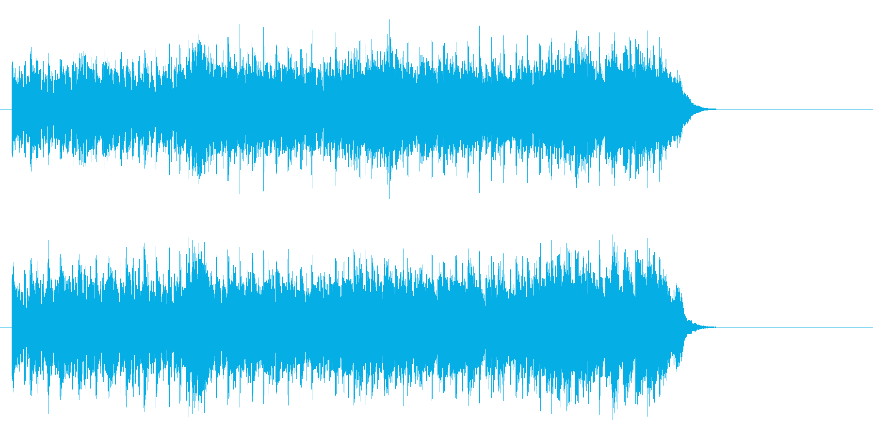 爽やかな歌謡曲風ポップス(サビ~エンド)の再生済みの波形