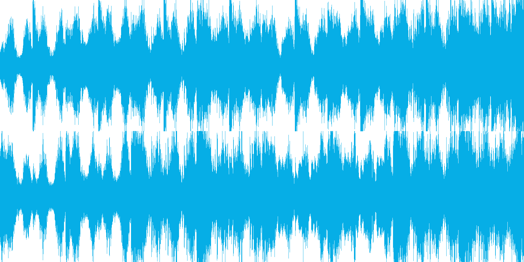 マジで怖いホラーBGMの再生済みの波形