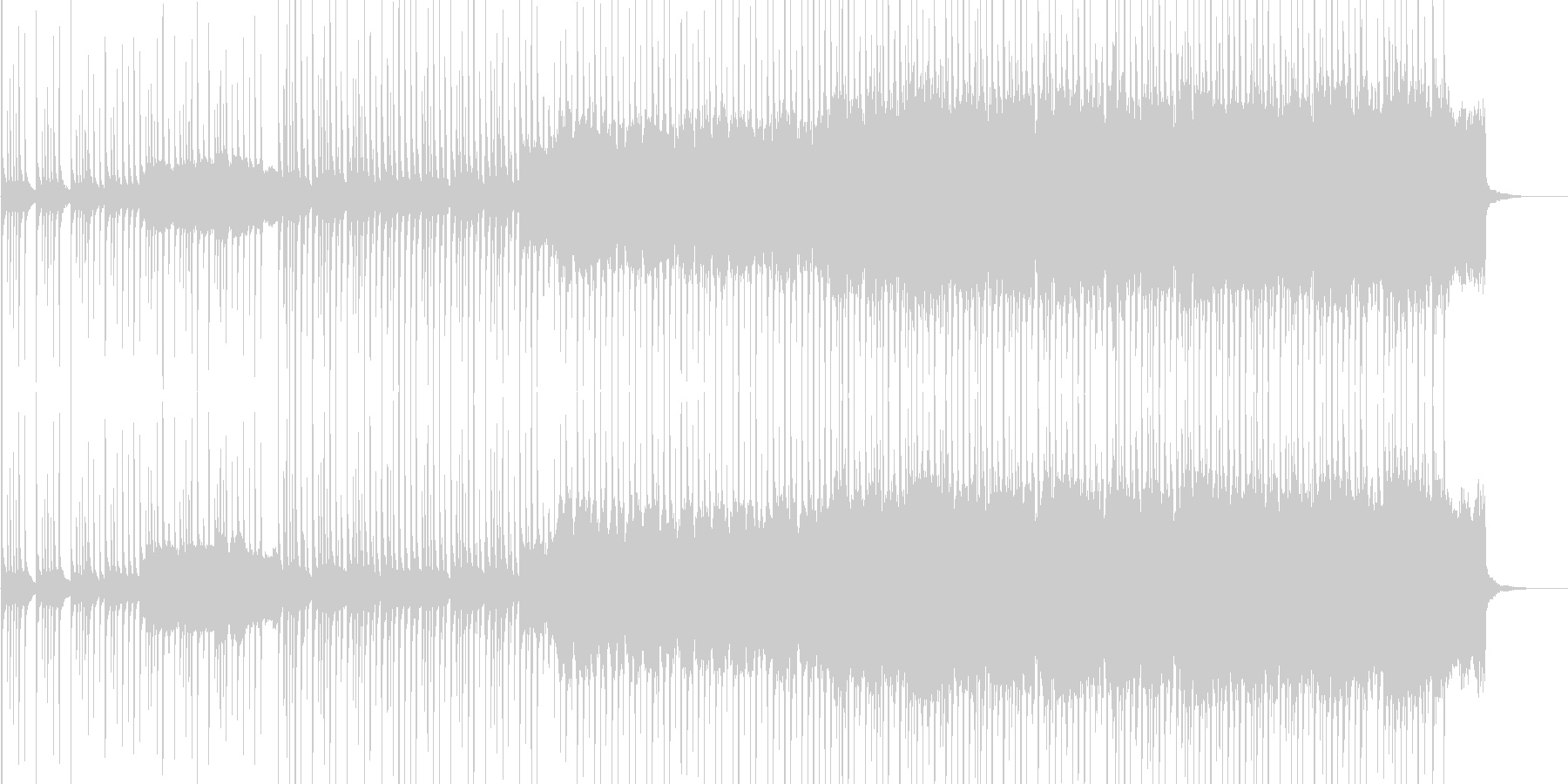 音楽会、お茶会、ほのぼのしたイメージの未再生の波形