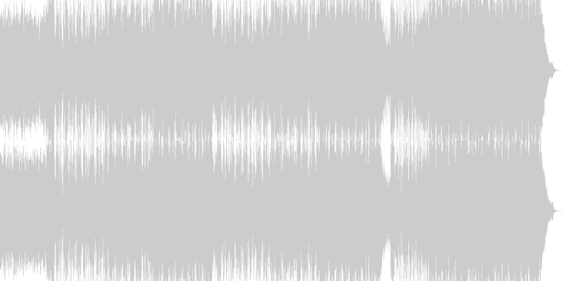 和風で明るい日本的な楽曲の未再生の波形