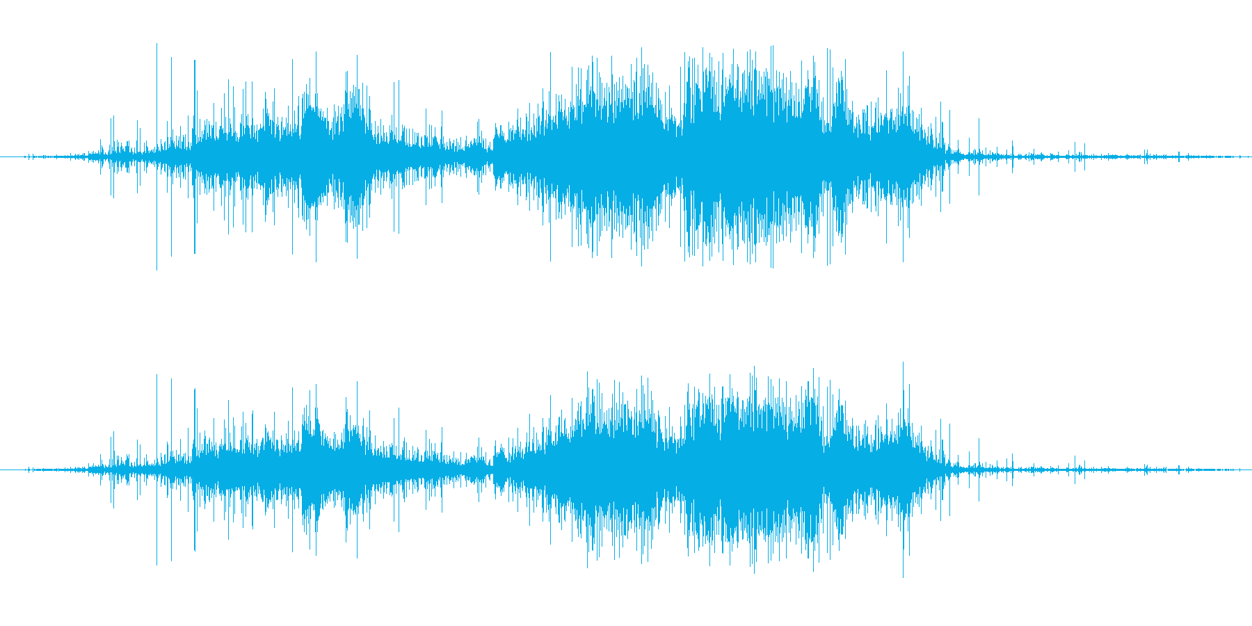 がさごそ(ビニル)の再生済みの波形