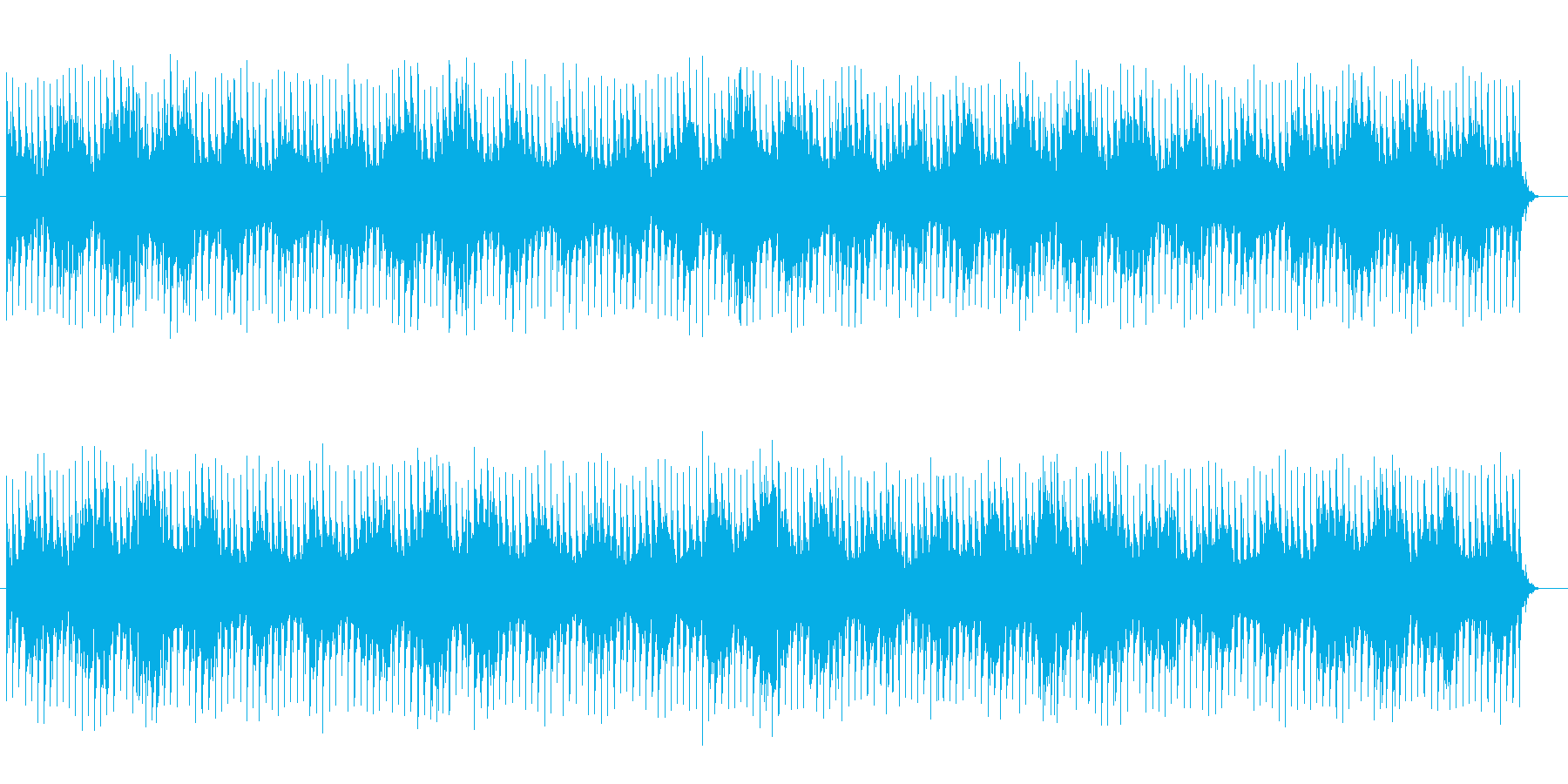 事件に巻き込まれそうなサスペンス音楽の再生済みの波形