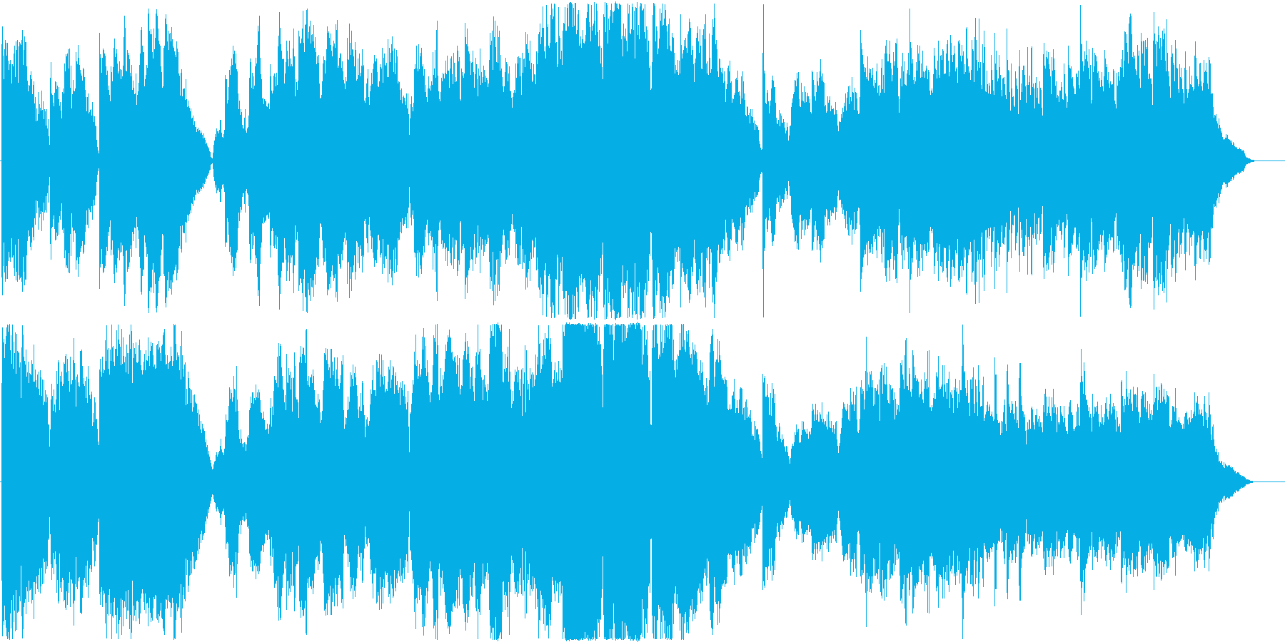 映像にオススメの切ないシーンに似合う曲の再生済みの波形