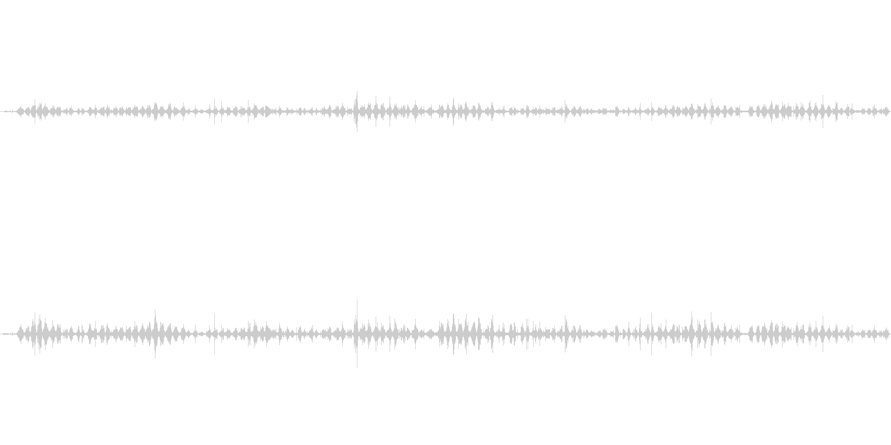 しゃかしゃか。歯磨き、歯を磨く音ですの未再生の波形