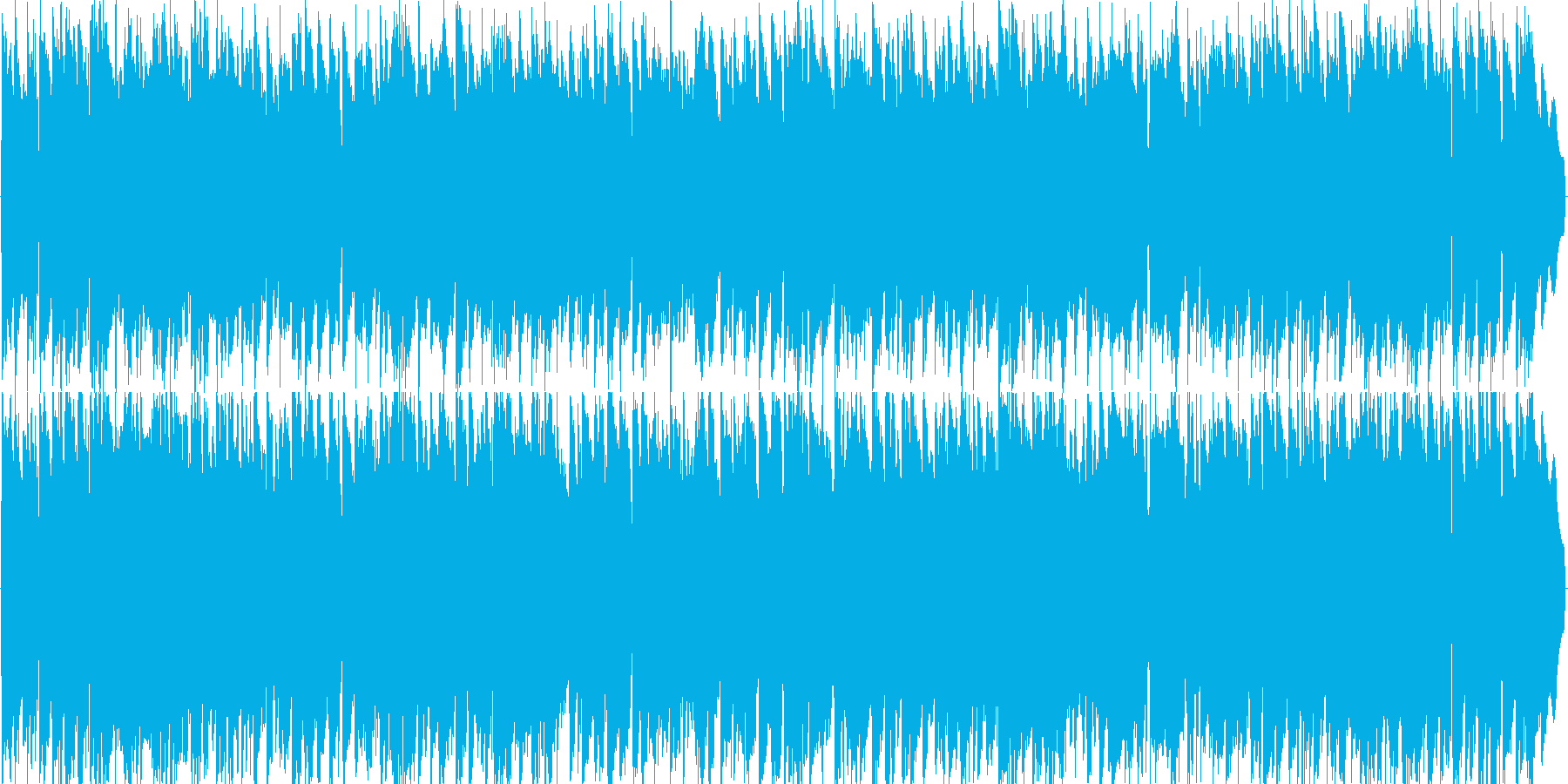 夏の海辺のラジオ音楽のようなBGM。の再生済みの波形