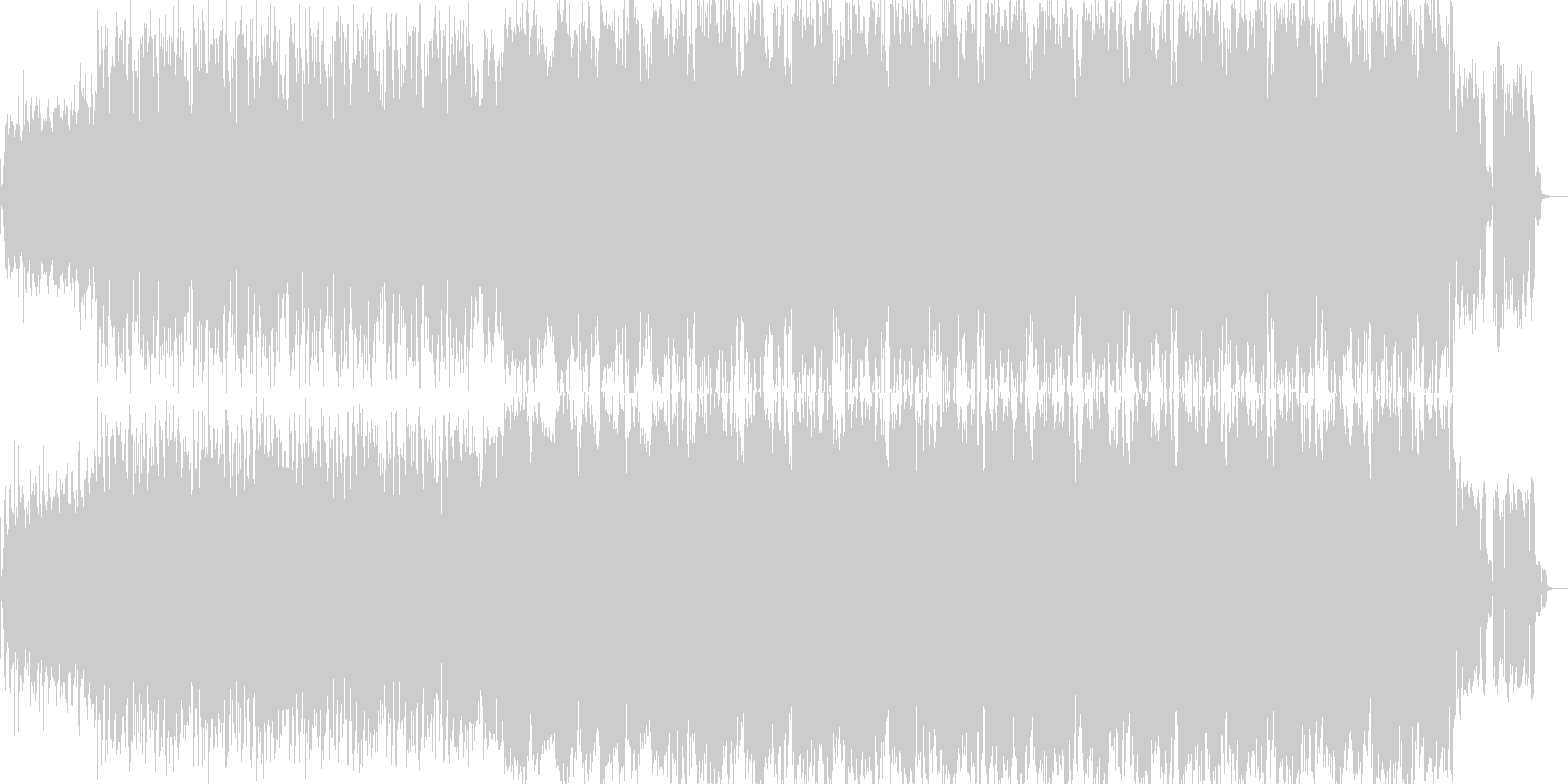 ミステリアスな曲調のサスペンス系BGMの未再生の波形