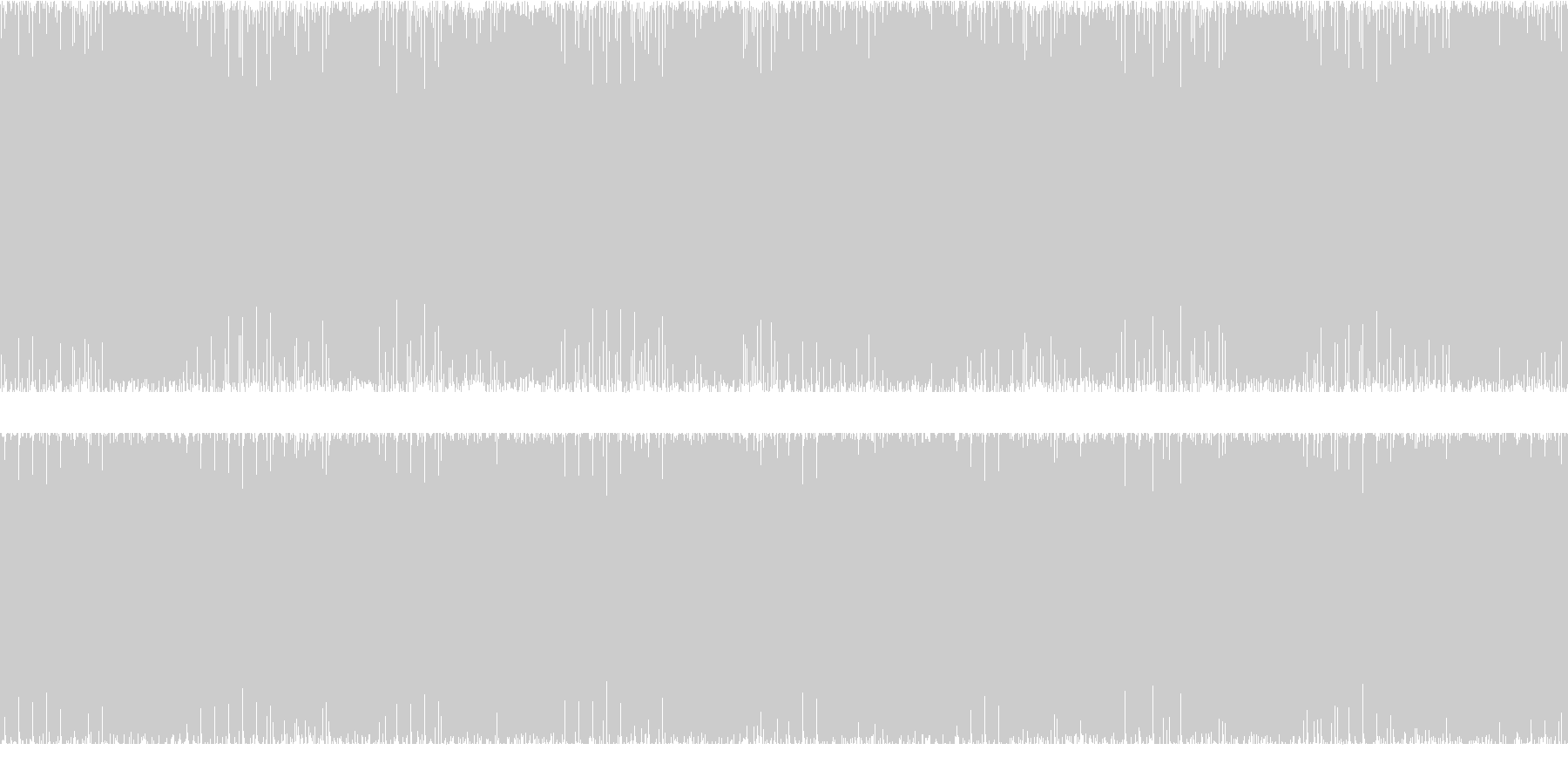 ゲーム用BGM 激しめのギターインストの未再生の波形