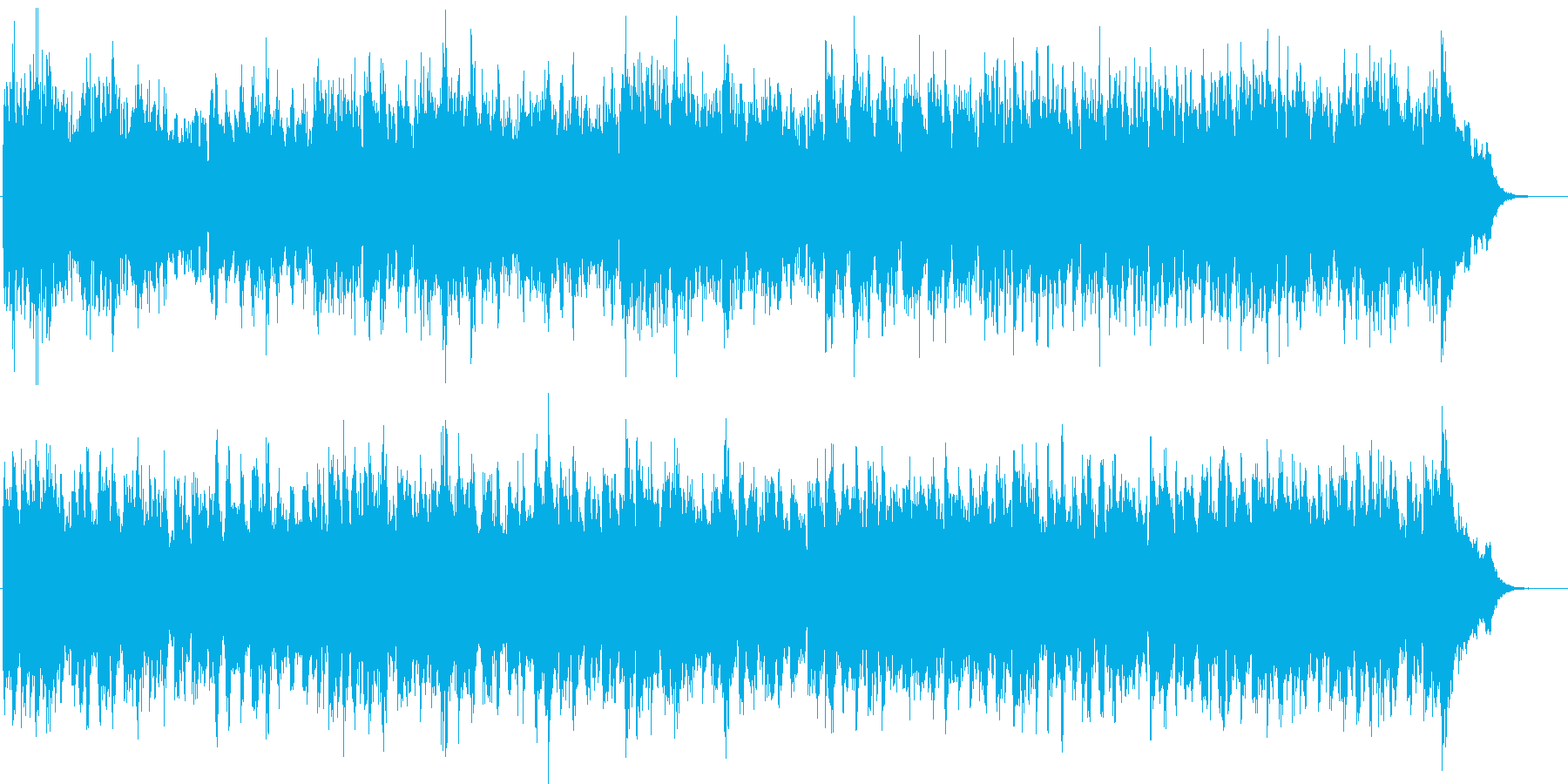 【クリスマス曲アレンジ】きよしこの夜の再生済みの波形