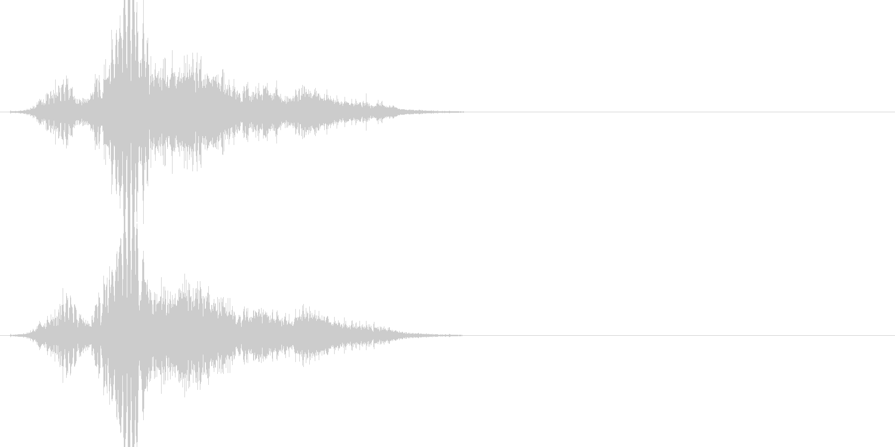 斬撃音(刀や剣で斬る/刺す効果音)15bの未再生の波形
