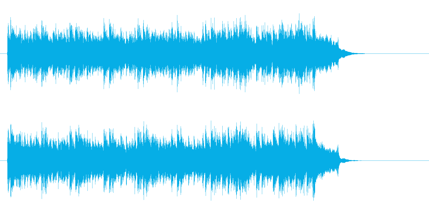 アコースティック風BGM(イントロ)の再生済みの波形