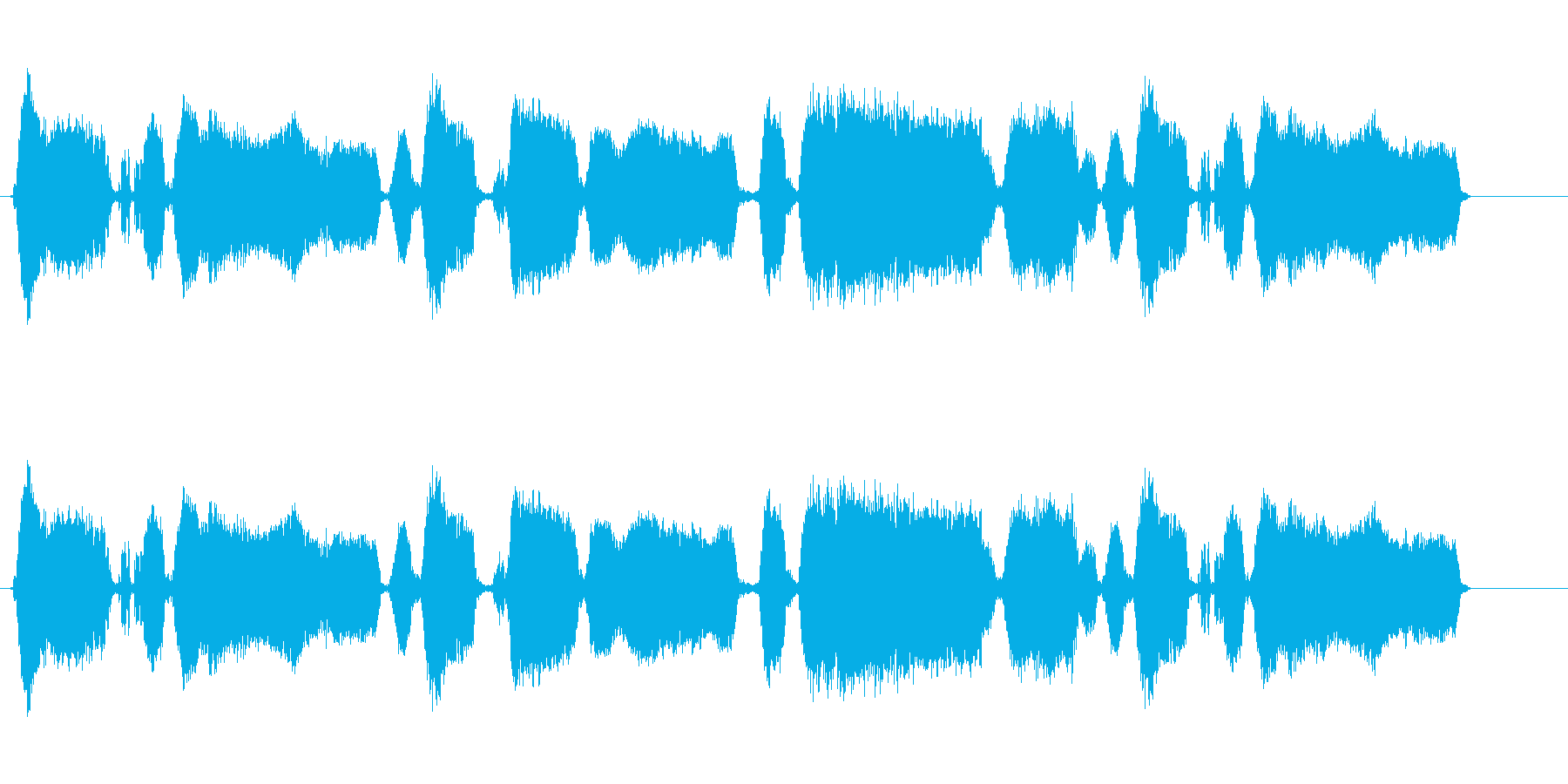 160 黒板をひっかく音2の再生済みの波形