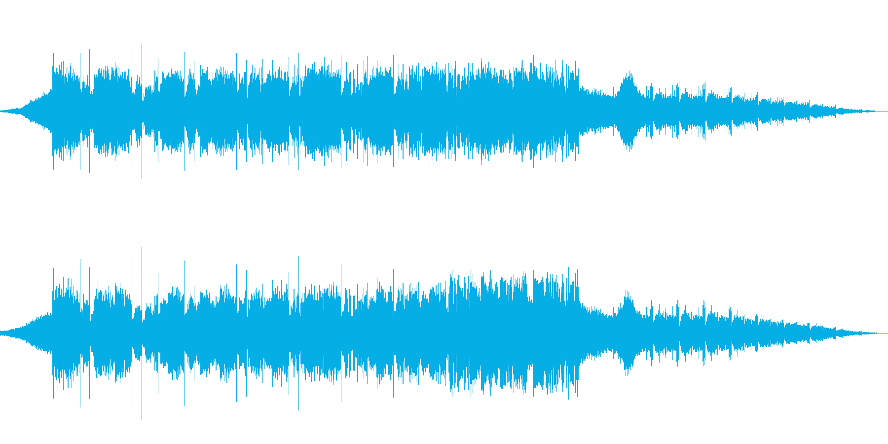 映像向け ジャズっぽい曲と言われたらの再生済みの波形
