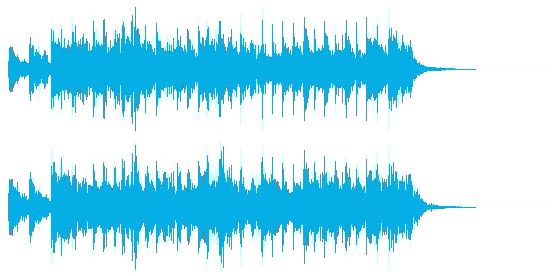 鐘の音がさわやかなポップミュージックの再生済みの波形