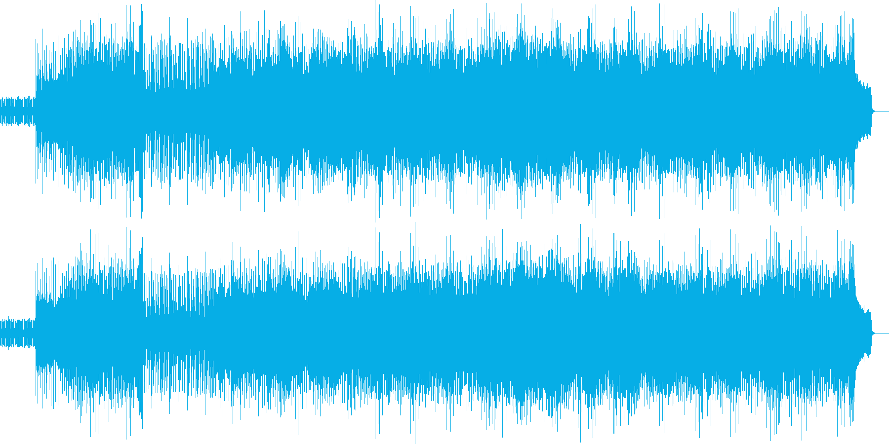スタイリッシュな和曲の再生済みの波形
